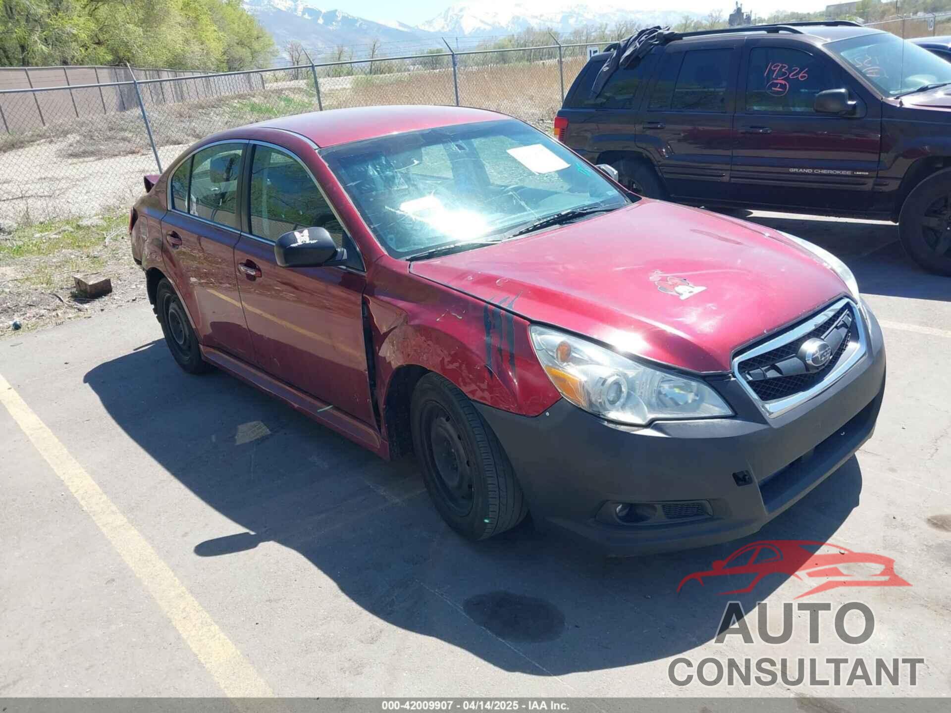 SUBARU LEGACY 2012 - 4S3BMCA65C3032169