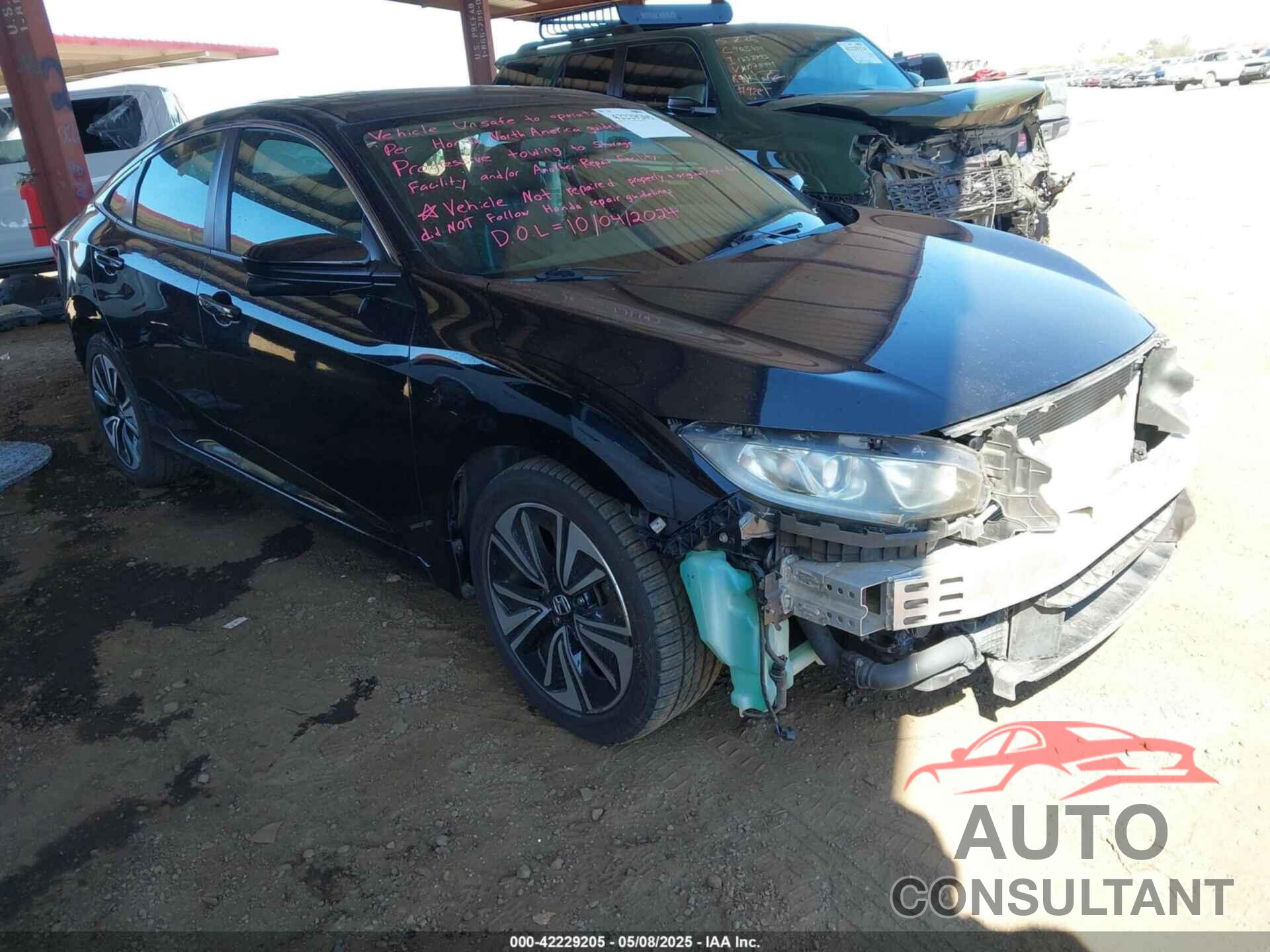 HONDA CIVIC 2016 - 19XFC1F76GE211376