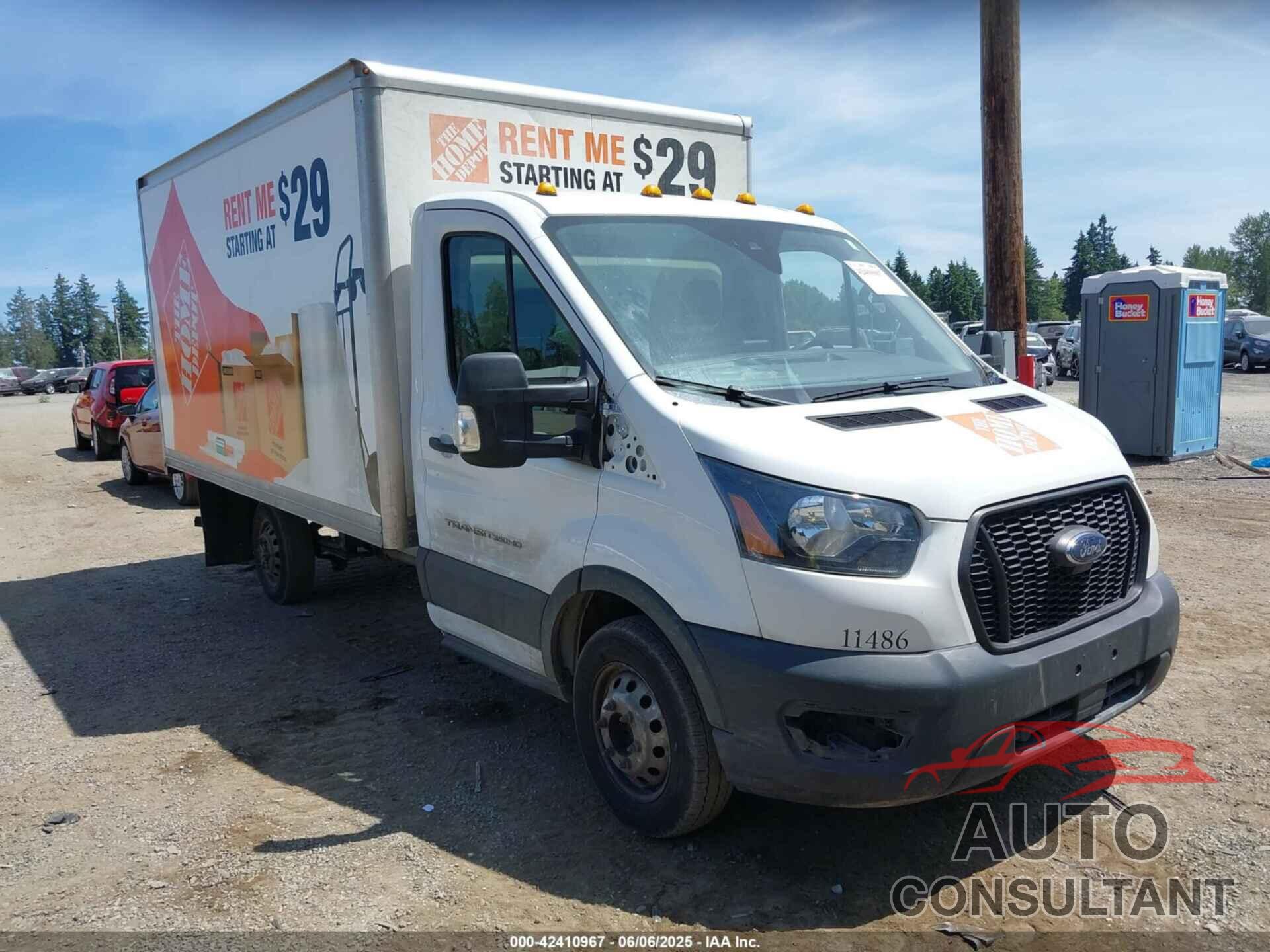 FORD TRANSIT-350 CAB 2021 - 1FDBF6Z82MKA96495