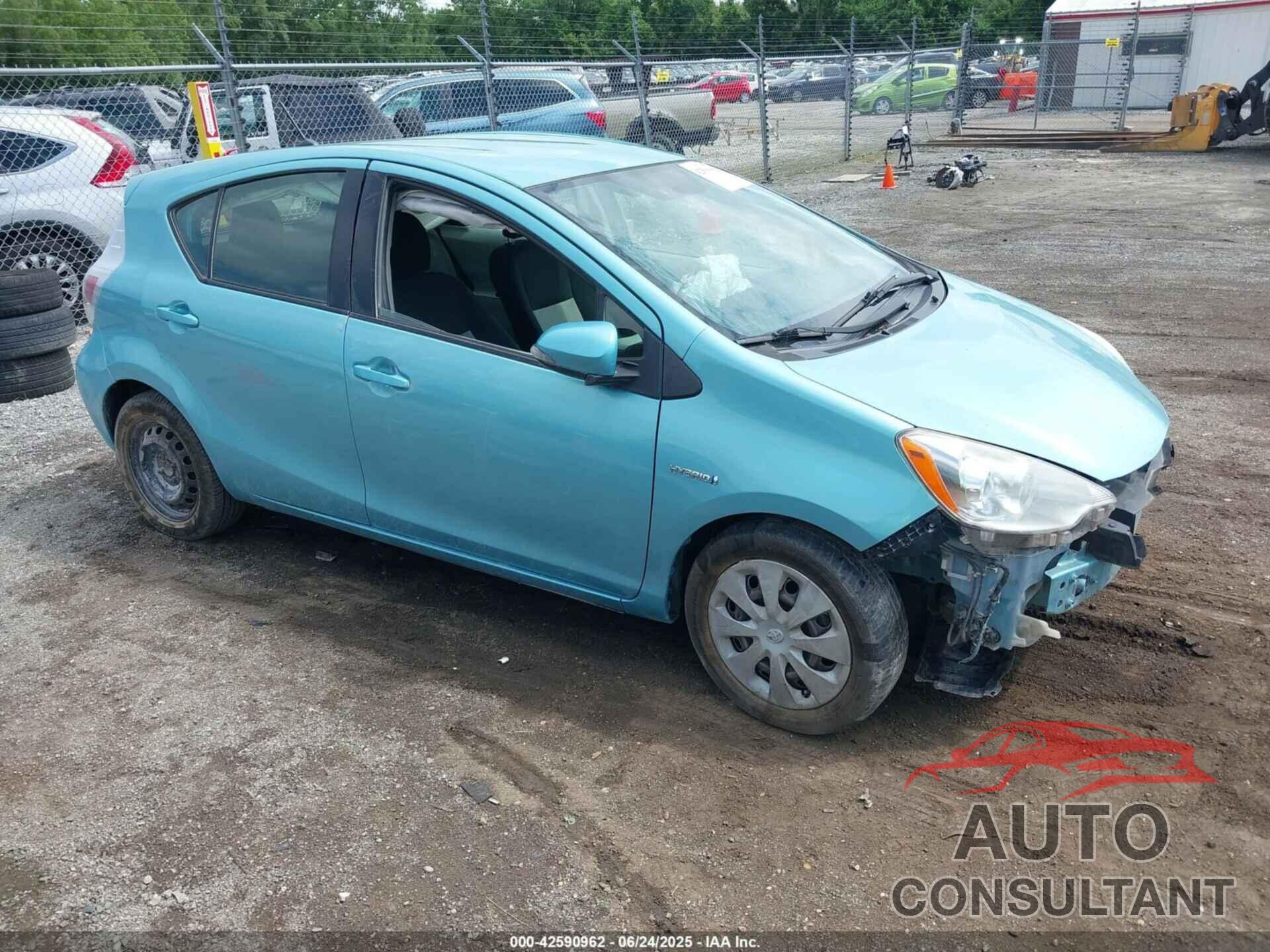 TOYOTA PRIUS C 2012 - JTDKDTB30C1014937