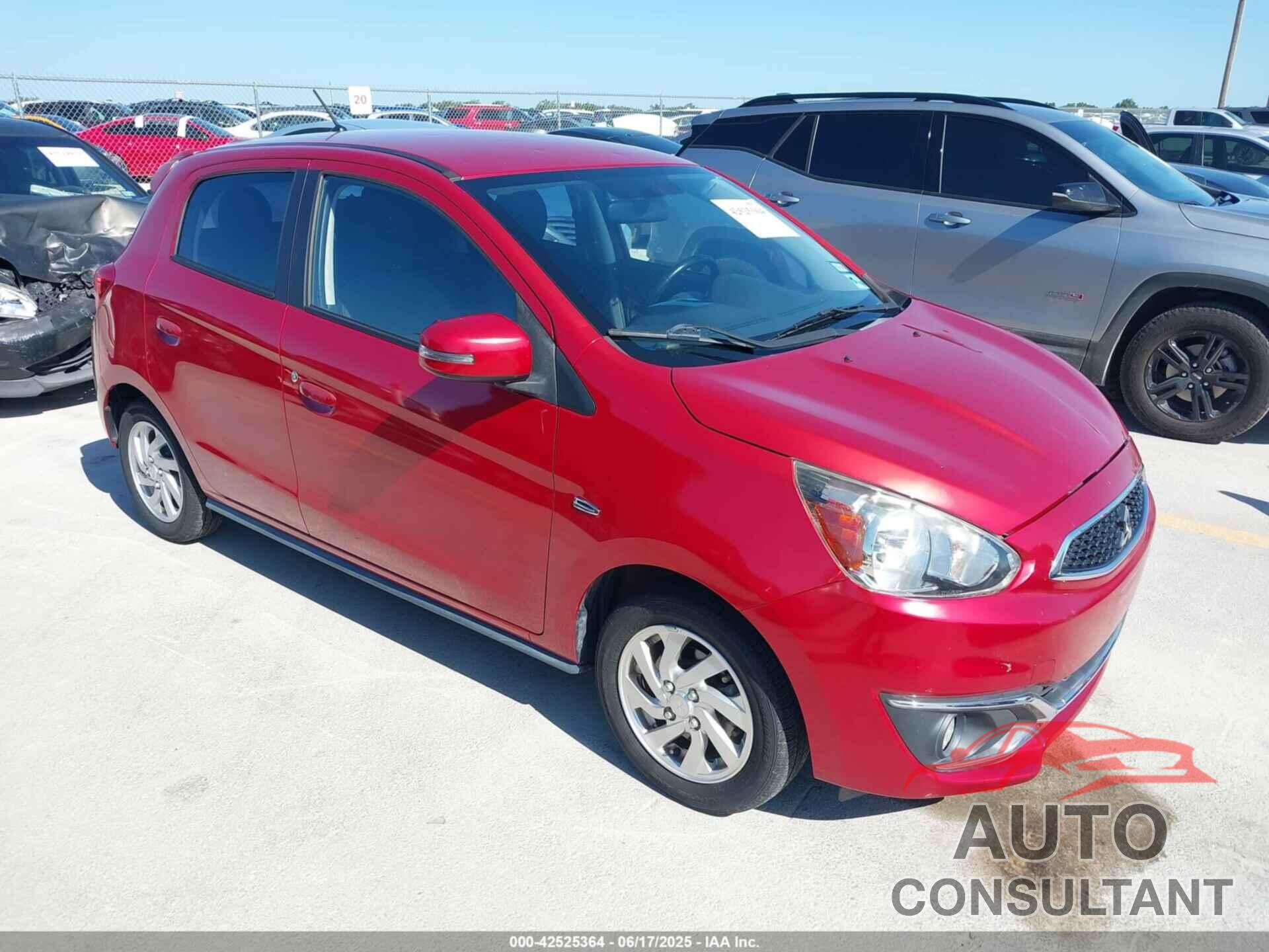 MITSUBISHI MIRAGE 2017 - ML32A4HJ8HH008583