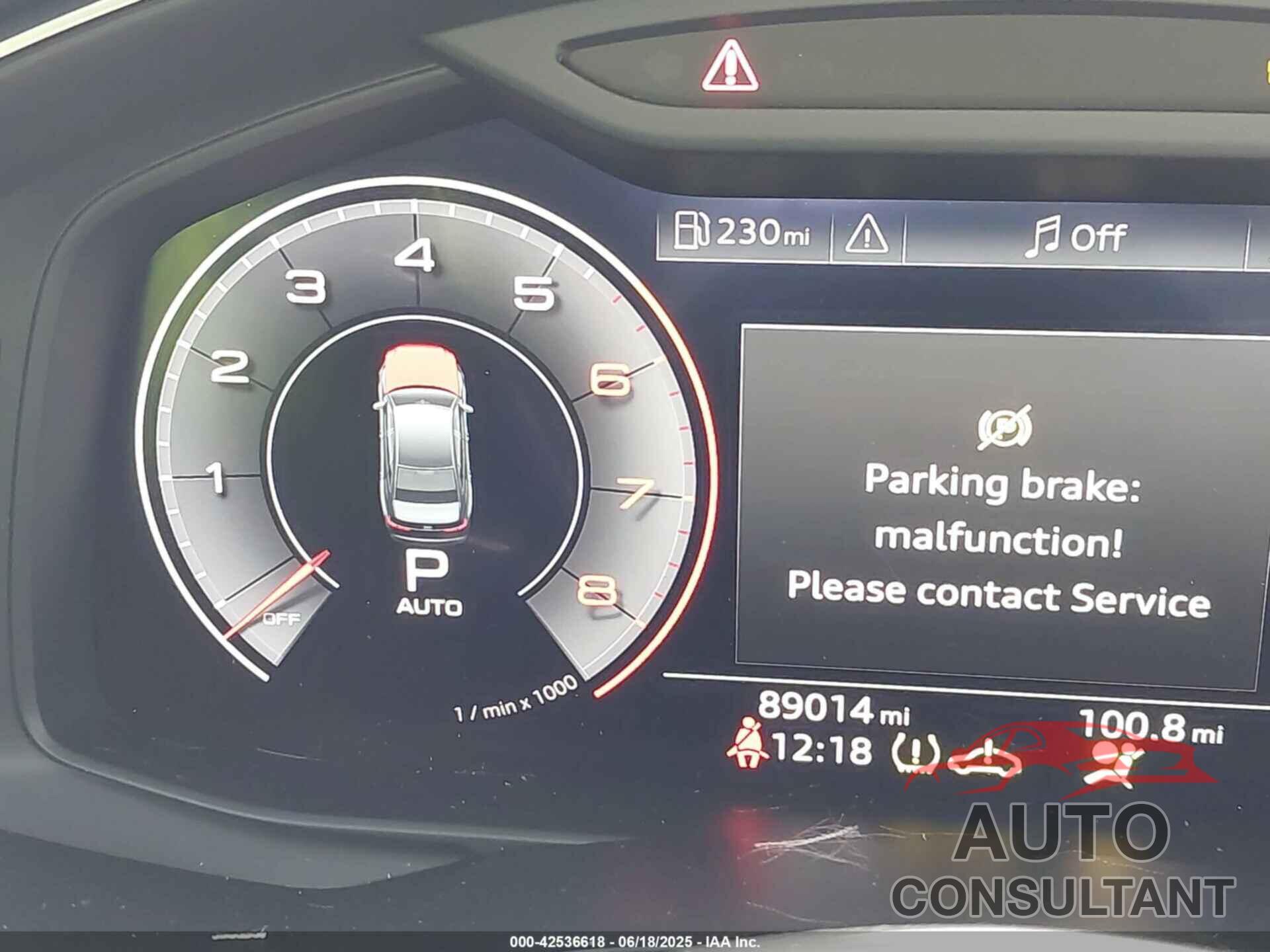 AUDI A6 2019 - WAUL2BF29KN062916