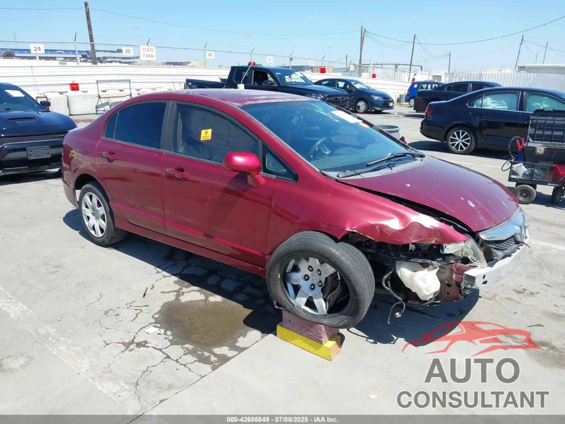 HONDA CIVIC 2009 - 19XFA165X9E033141