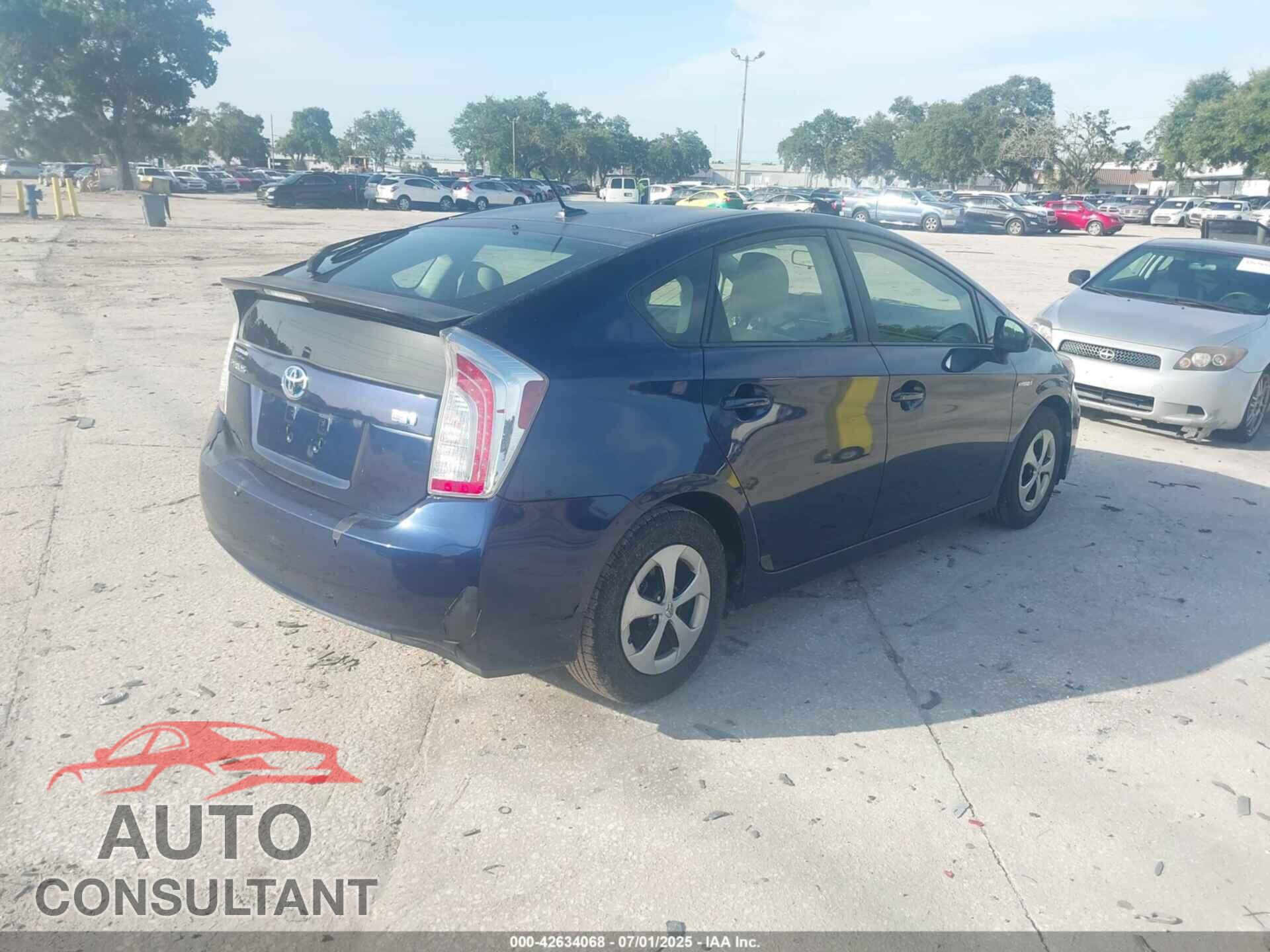 TOYOTA PRIUS 2012 - JTDKN3DU2C1558035