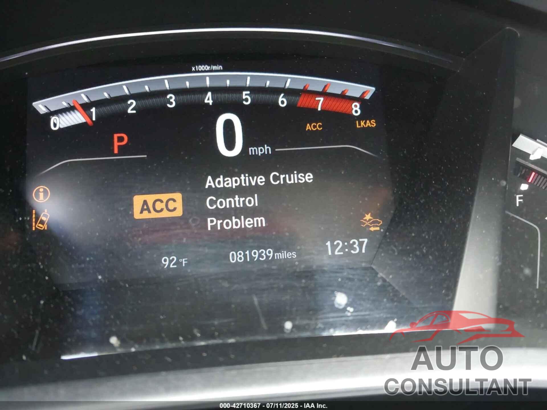HONDA CR-V 2019 - 5J6RW1H8XKA046979