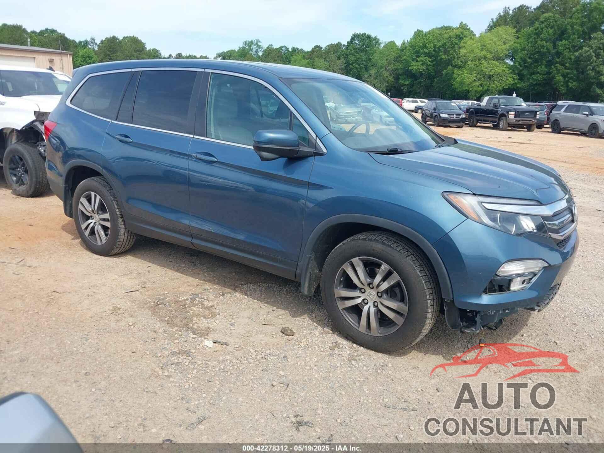 HONDA PILOT 2017 - 5FNYF6H56HB078879