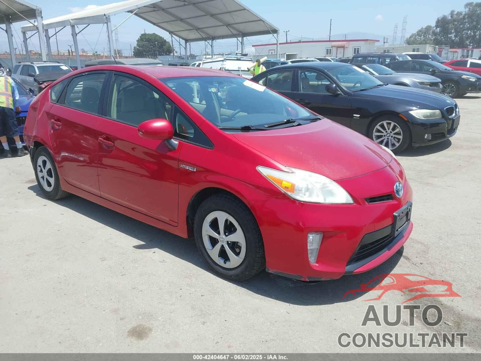 TOYOTA PRIUS 2012 - JTDKN3DU1C1536690