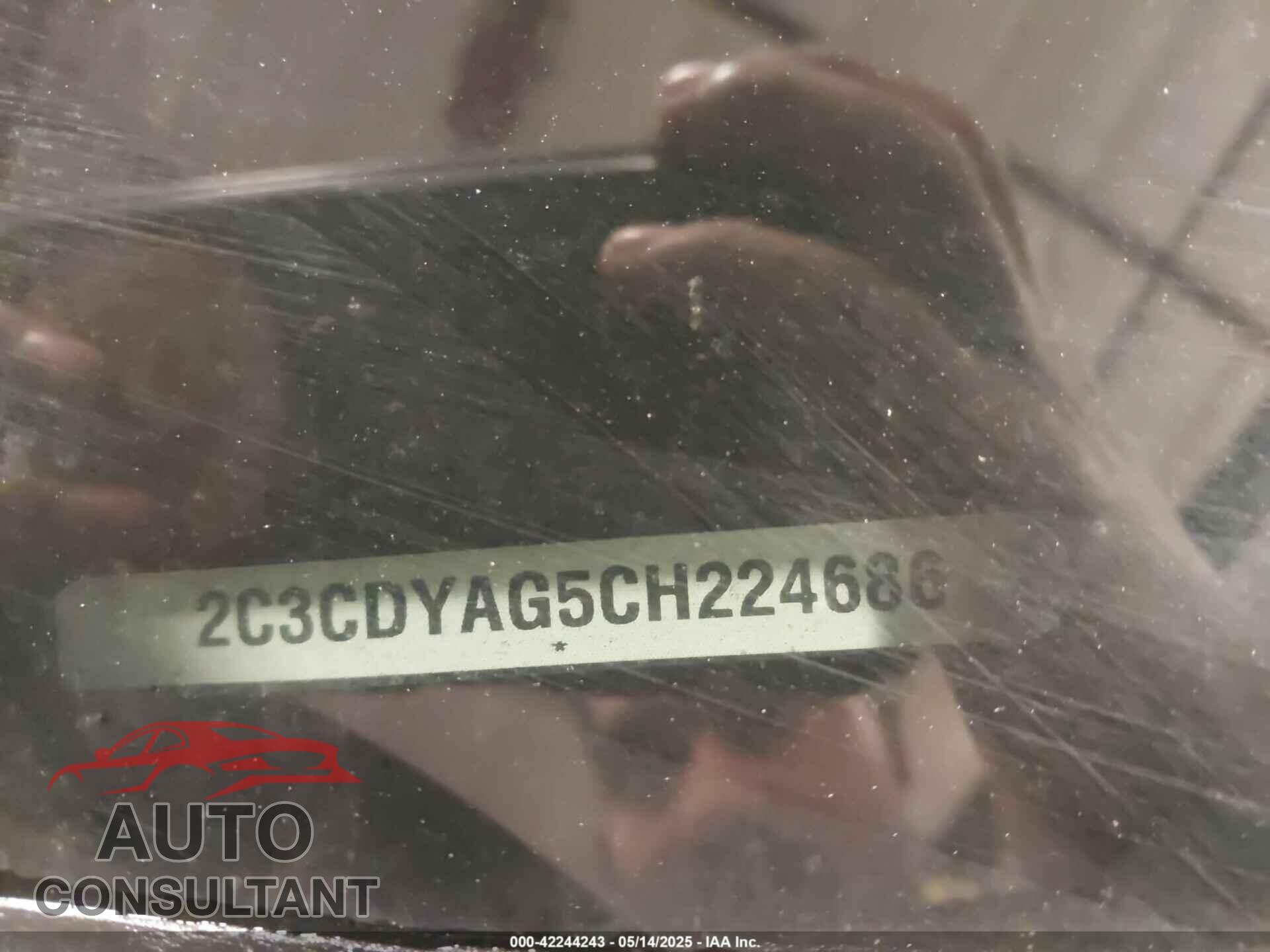 DODGE CHALLENGER 2012 - 2C3CDYAG5CH224686