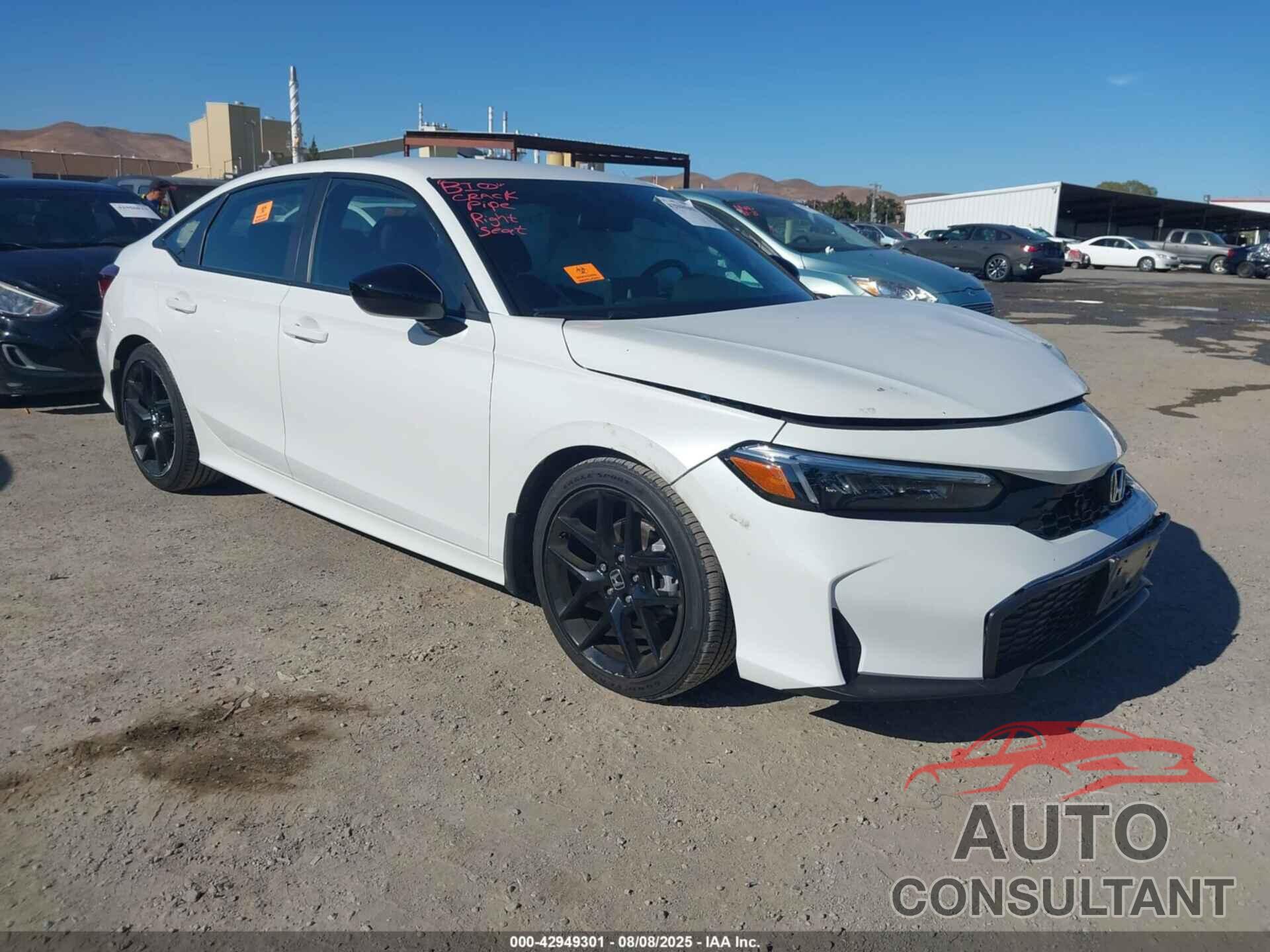 HONDA CIVIC 2025 - 2HGFE2F56SH551351