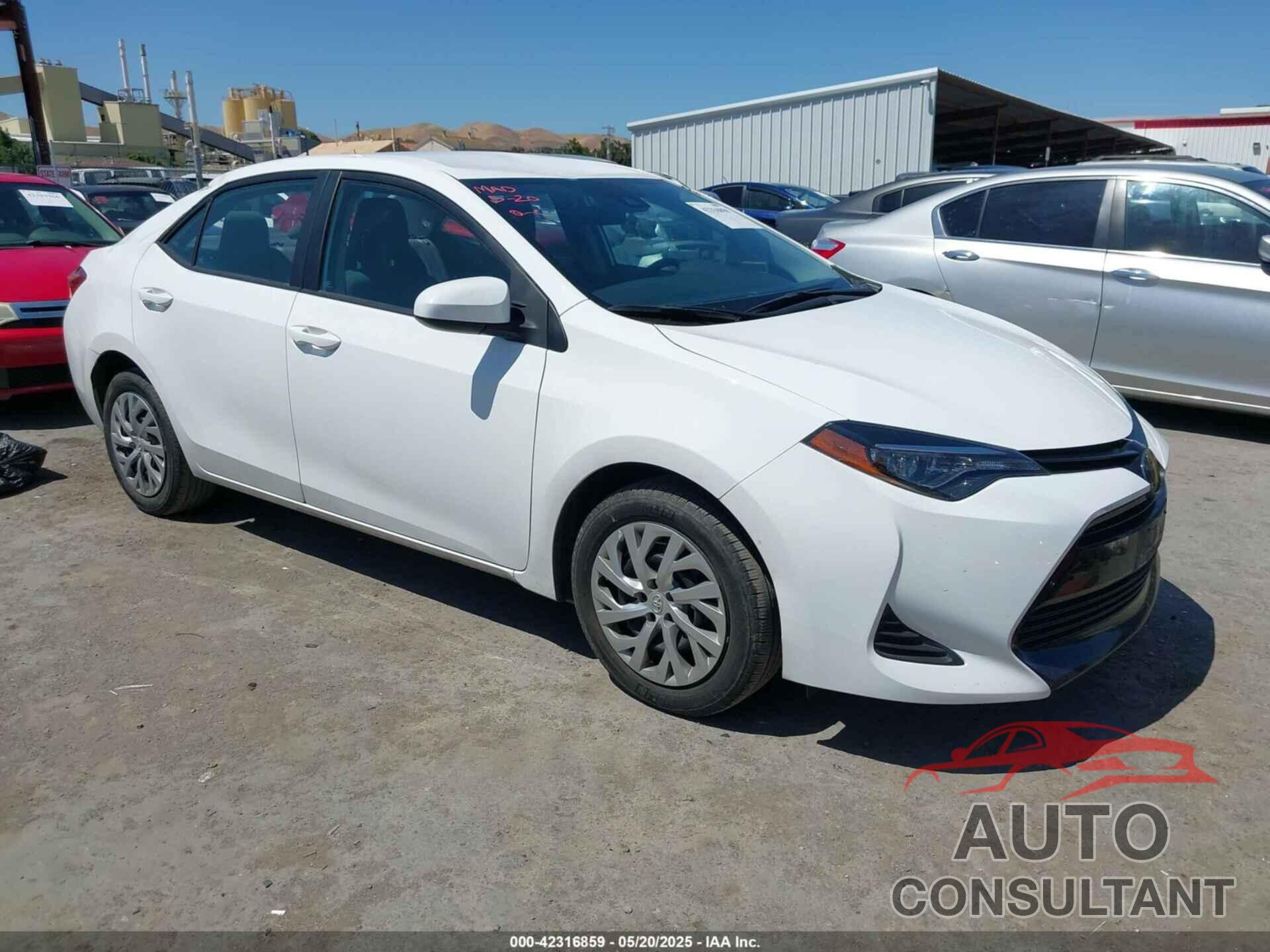 TOYOTA COROLLA 2019 - 2T1BURHEXKC177973
