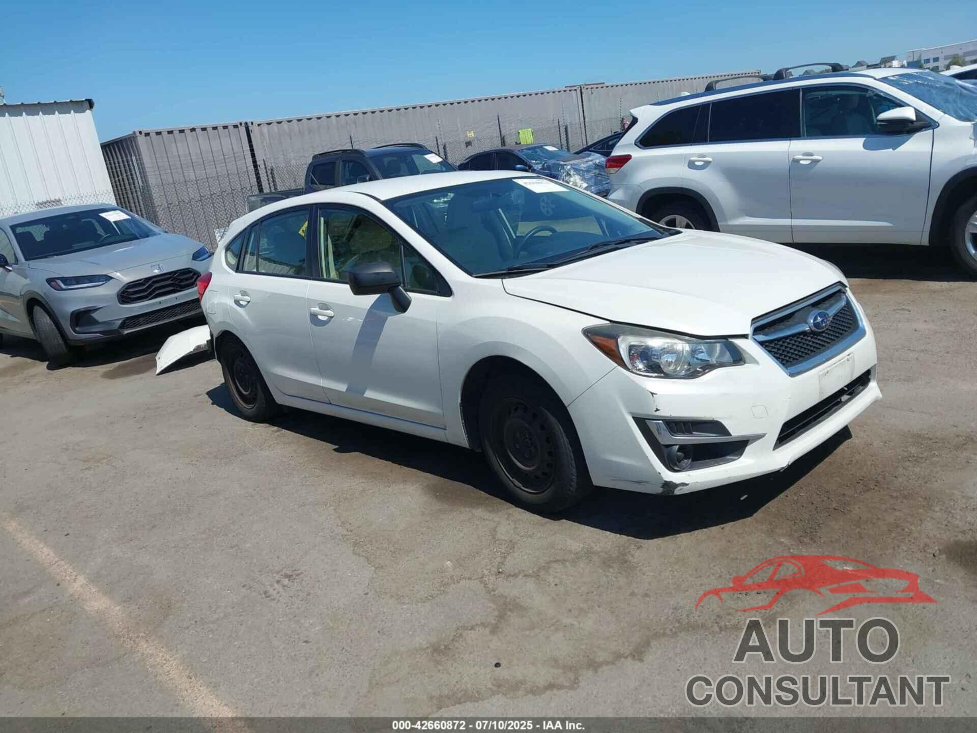 SUBARU IMPREZA 2015 - JF1GPAA64F8296272