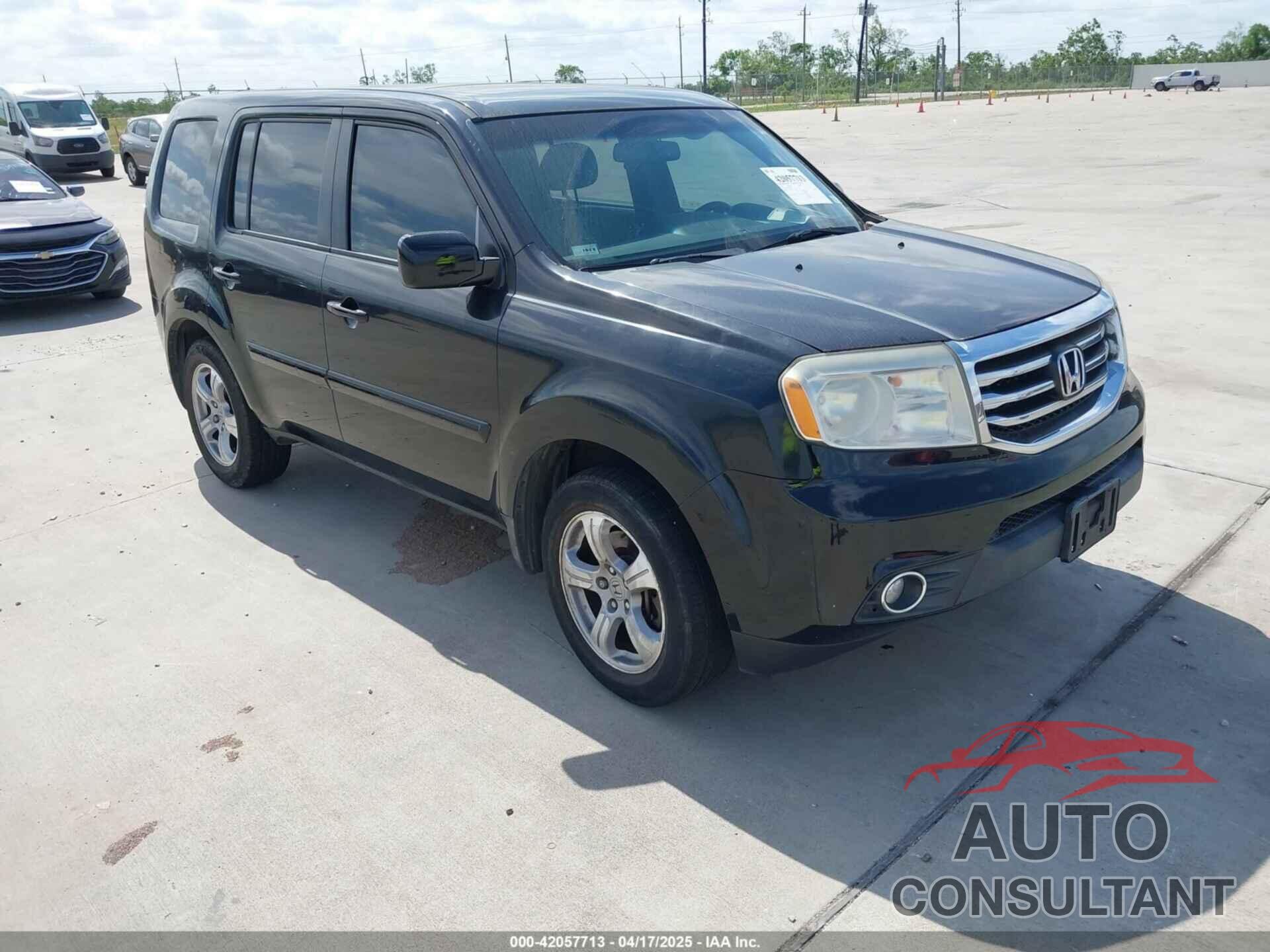 HONDA PILOT 2012 - 5FNYF3H5XCB006316