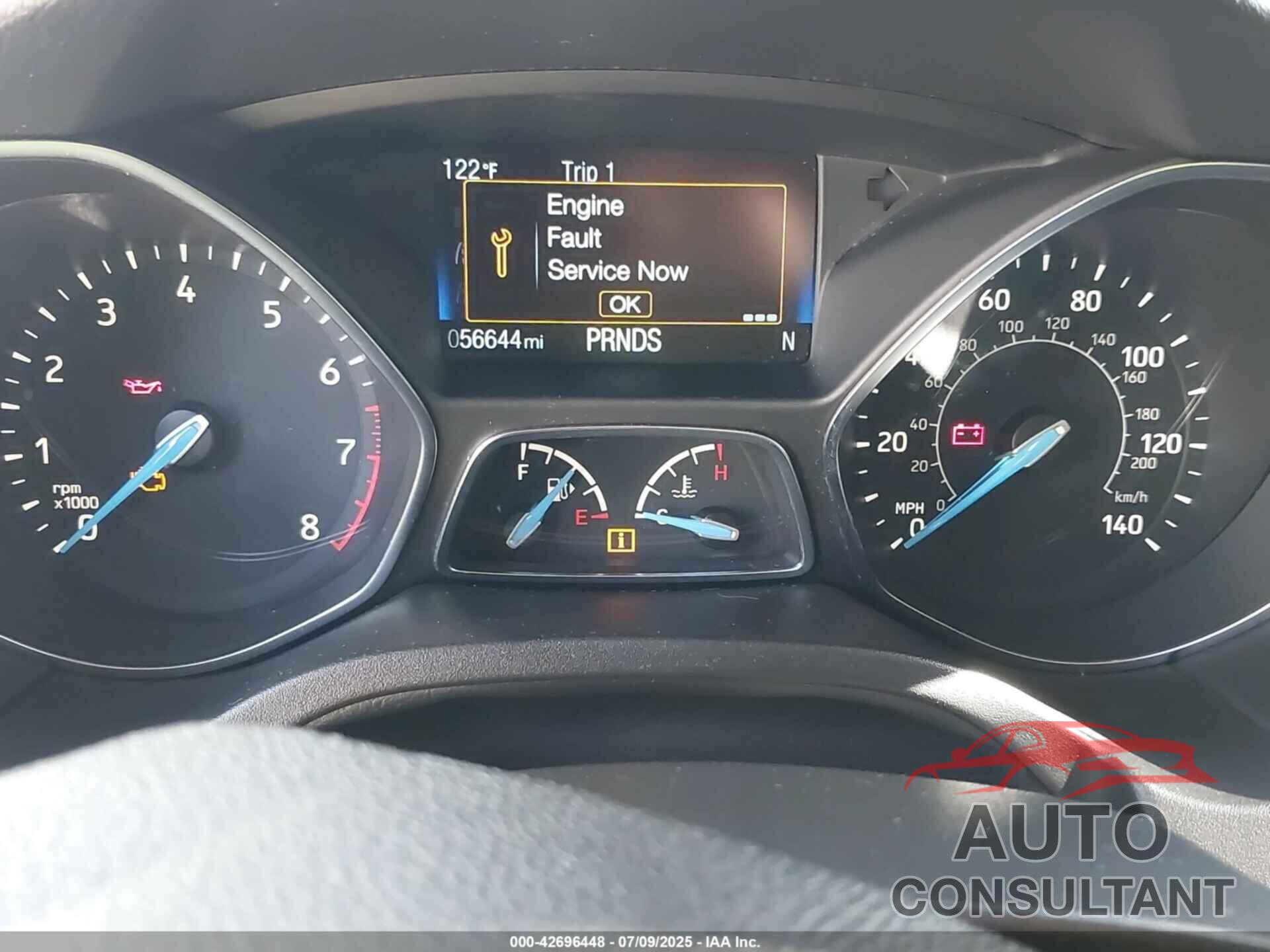 FORD FOCUS 2018 - 1FADP3M2XJL224263