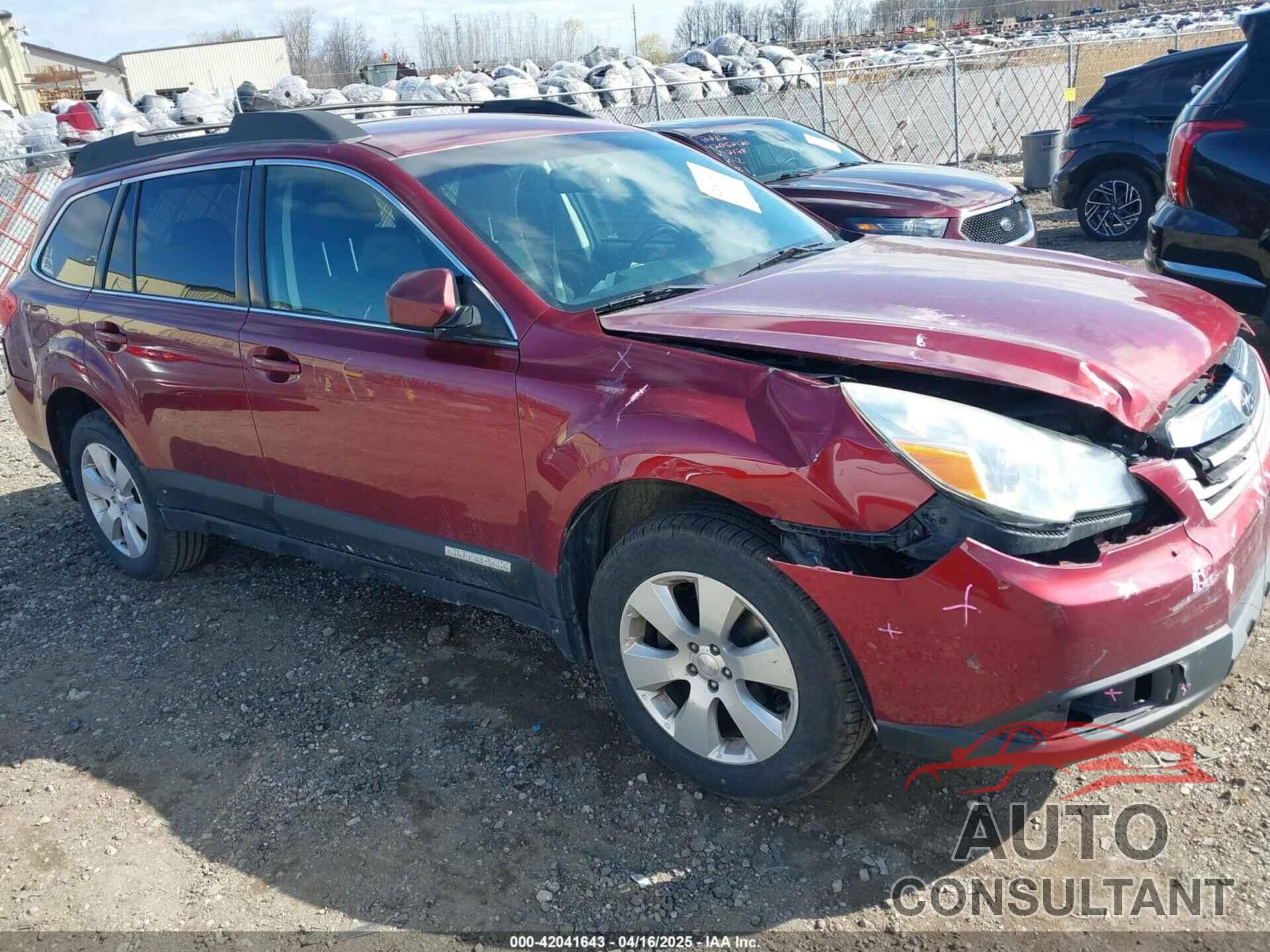 SUBARU OUTBACK 2012 - 4S4BRCCC7C3241137