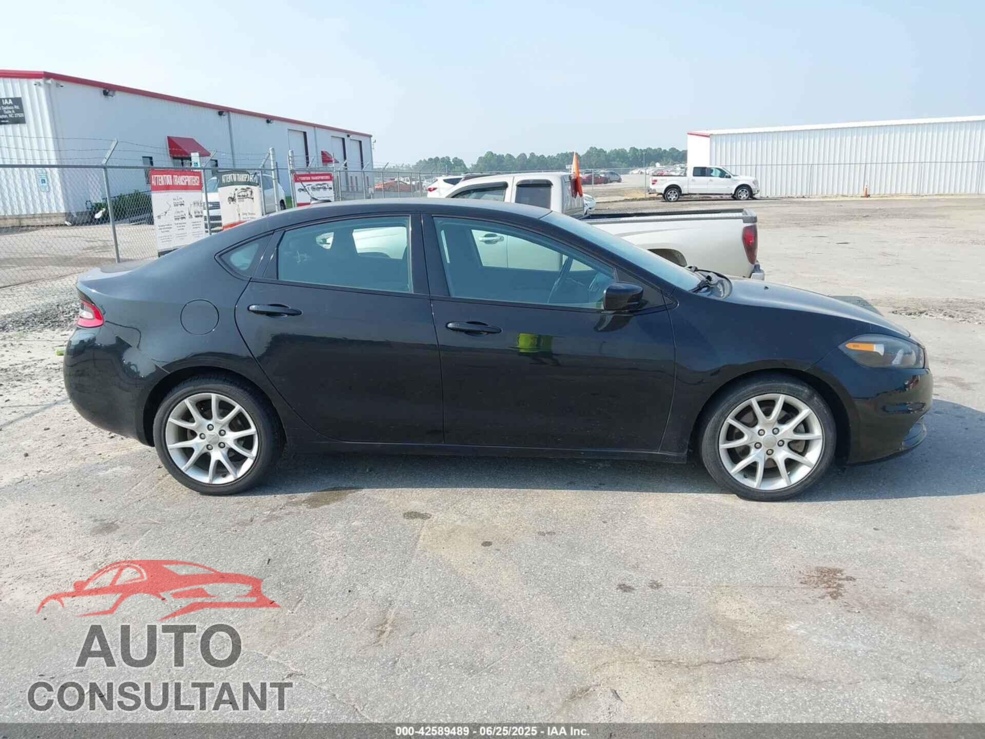DODGE DART 2013 - 1C3CDFBA9DD157992