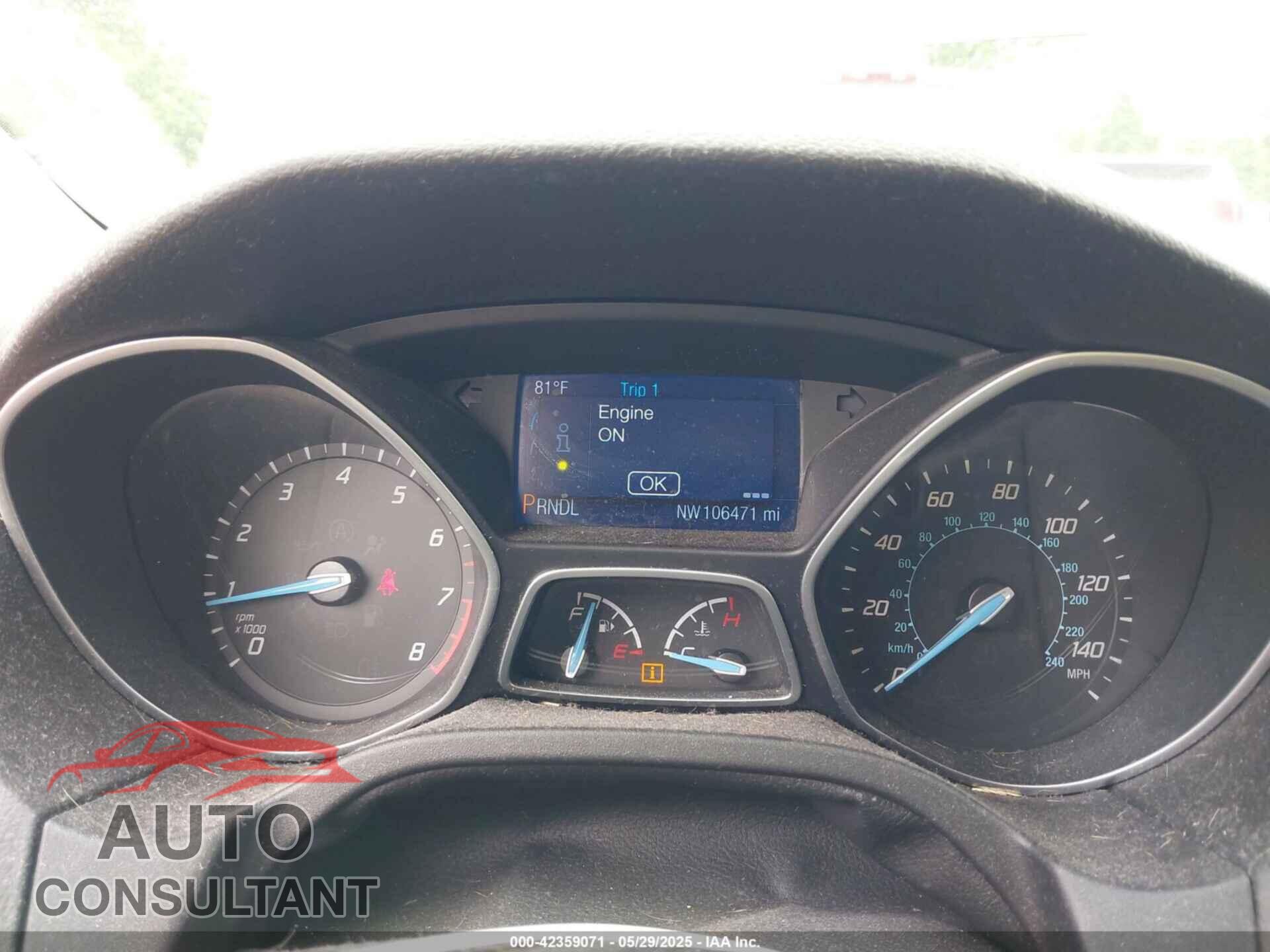 FORD FOCUS 2014 - 1FADP3F20EL280134
