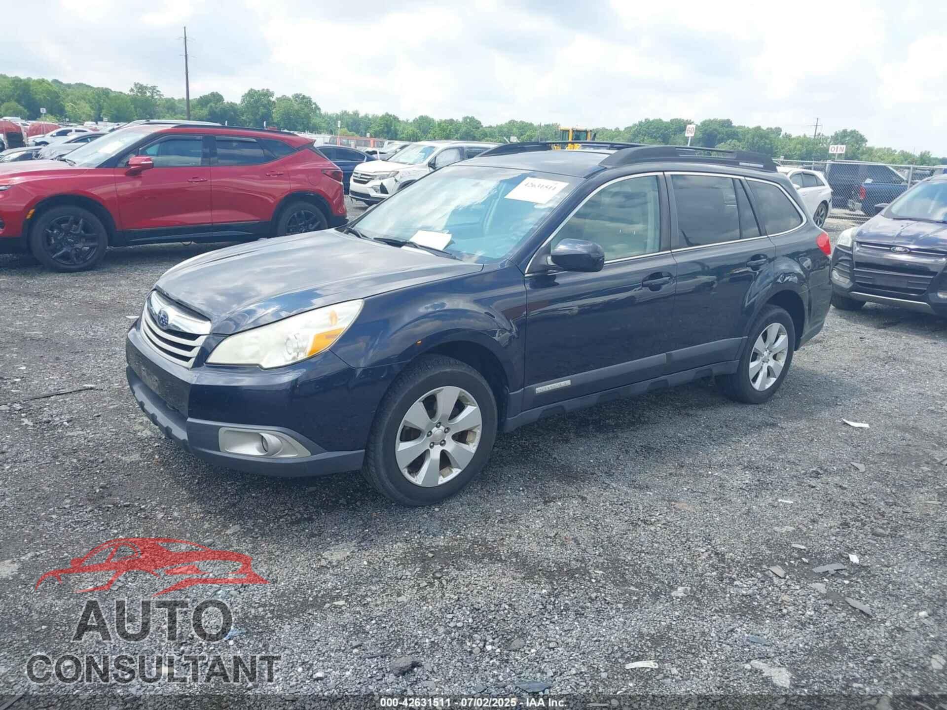 SUBARU OUTBACK 2012 - 4S4BRBBC0C3275724