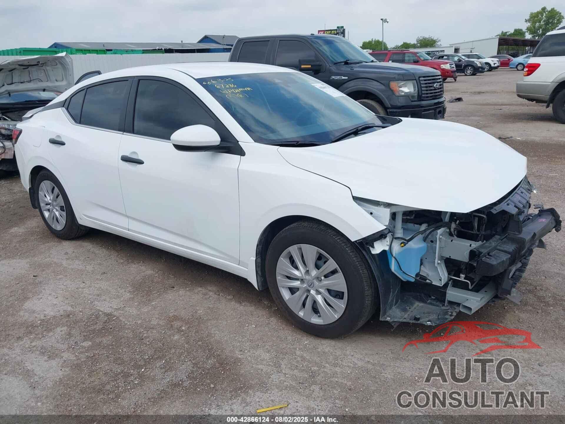 NISSAN SENTRA 2025 - 3N1AB8BV9SY267283