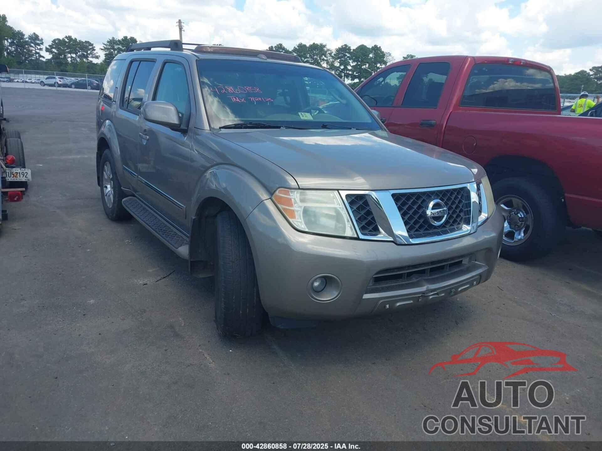 NISSAN PATHFINDER 2009 - 5N1AR18B49C605779
