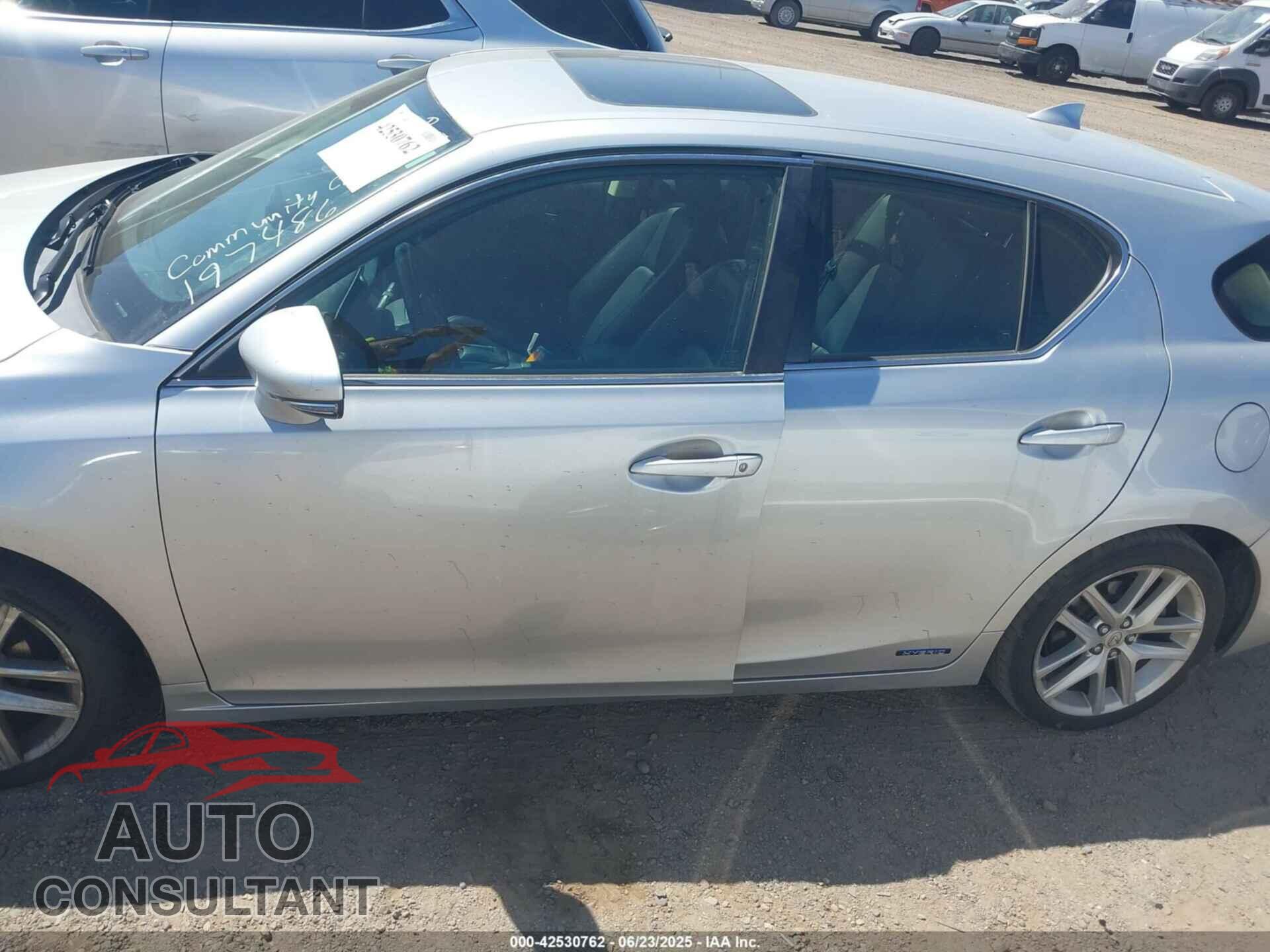 LEXUS CT 200H 2014 - JTHKD5BH4E2197486