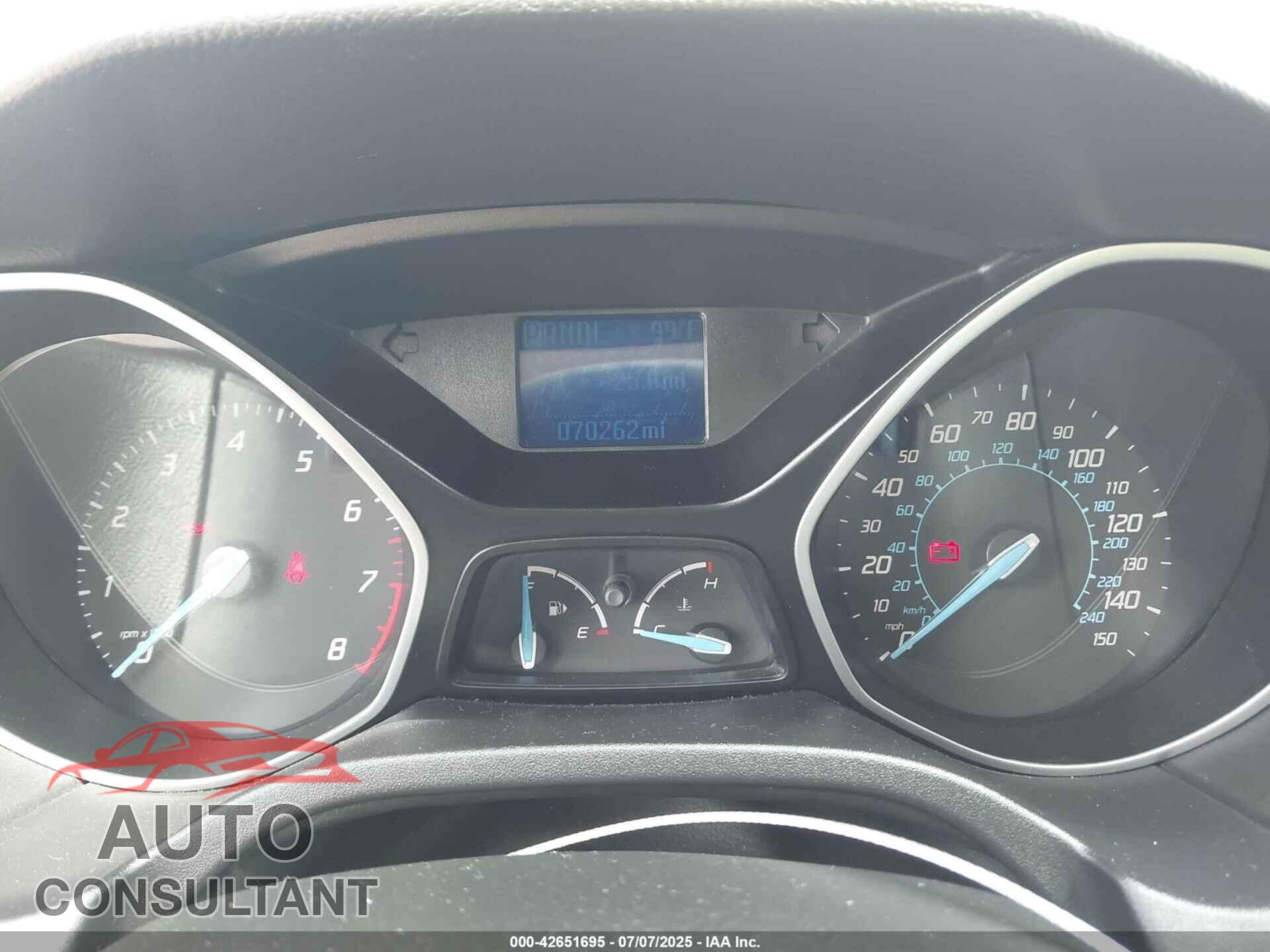 FORD FOCUS 2012 - 1FAHP3E29CL304530