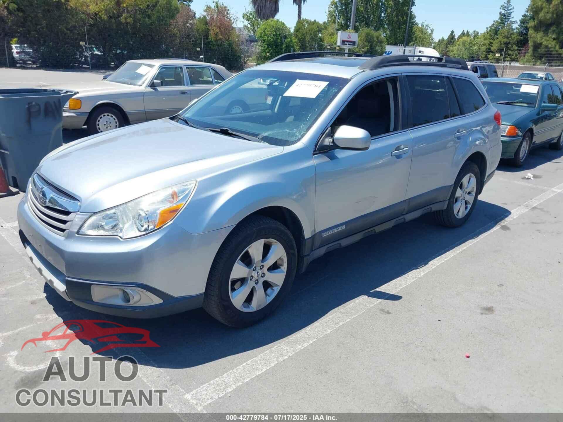 SUBARU OUTBACK 2012 - 4S4BRBLCXC3204741