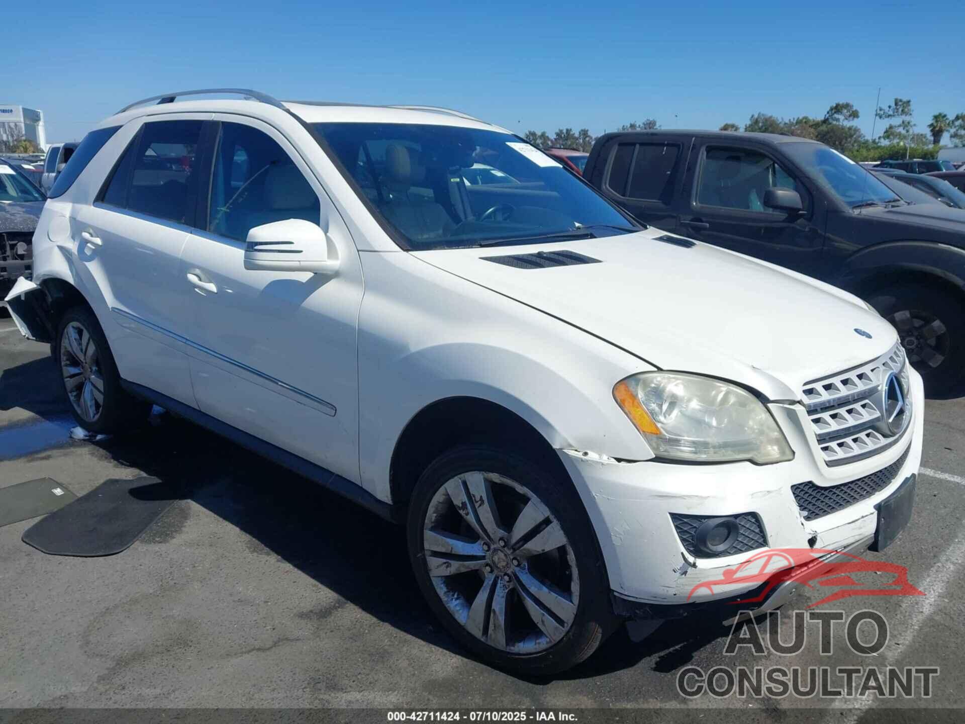 MERCEDES-BENZ ML 350 2011 - 4JGBB5GB1BA682936