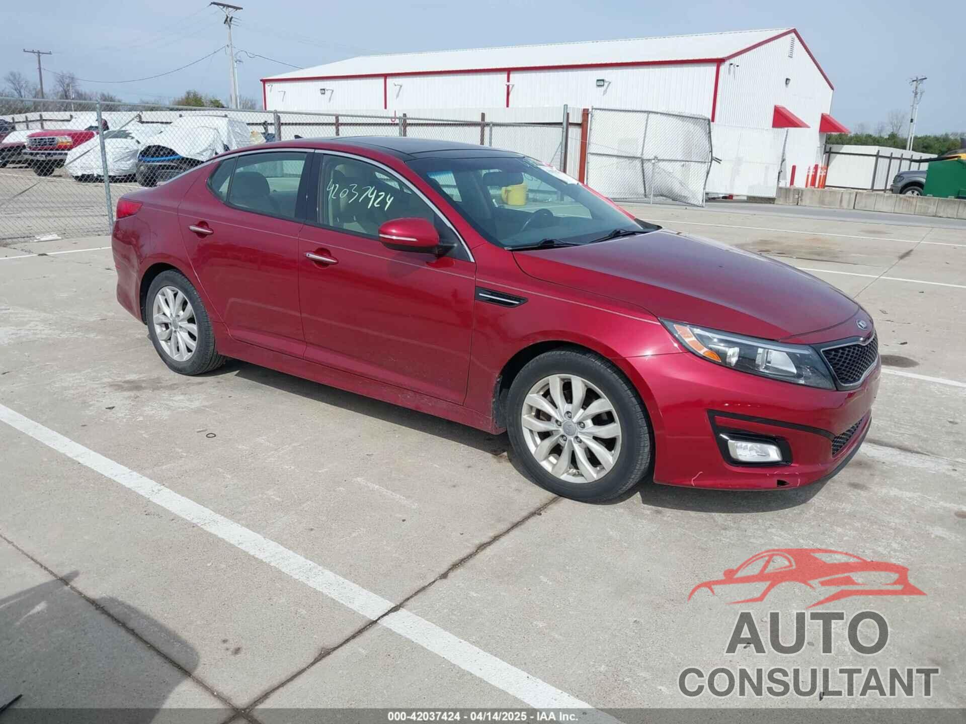 KIA OPTIMA 2015 - 5XXGN4A72FG362616