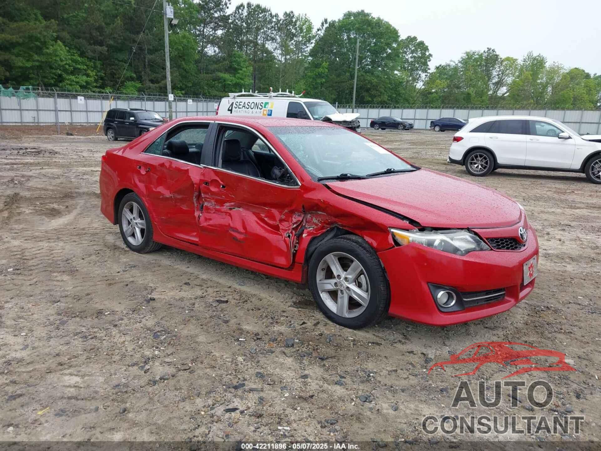 TOYOTA CAMRY 2012 - 4T1BF1FK0CU599948