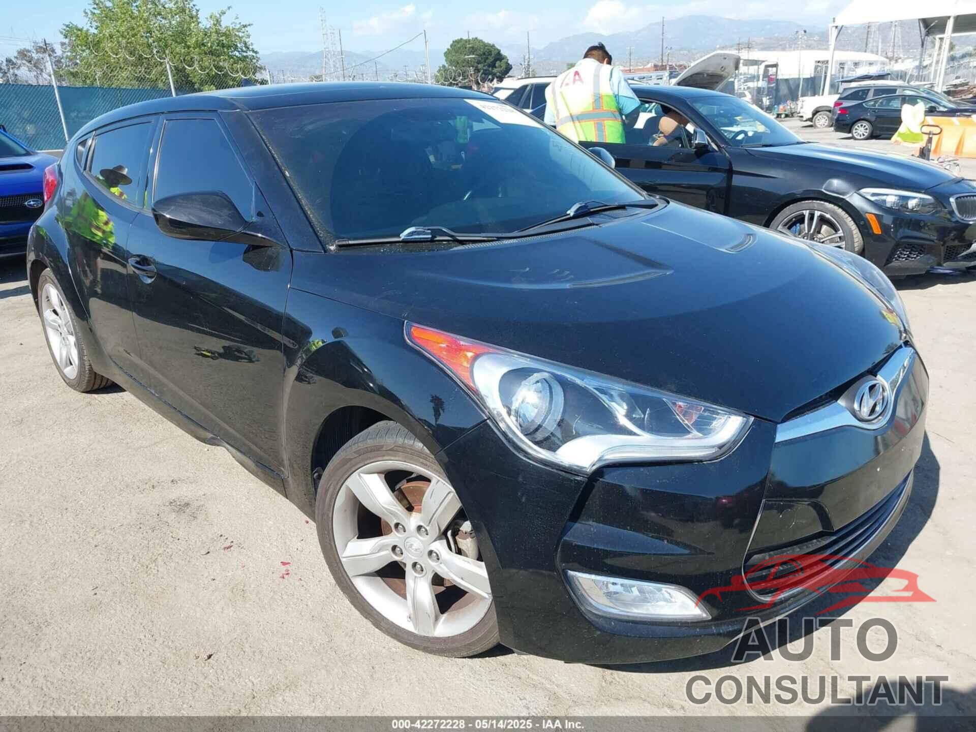 HYUNDAI VELOSTER 2014 - KMHTC6AD8EU190795
