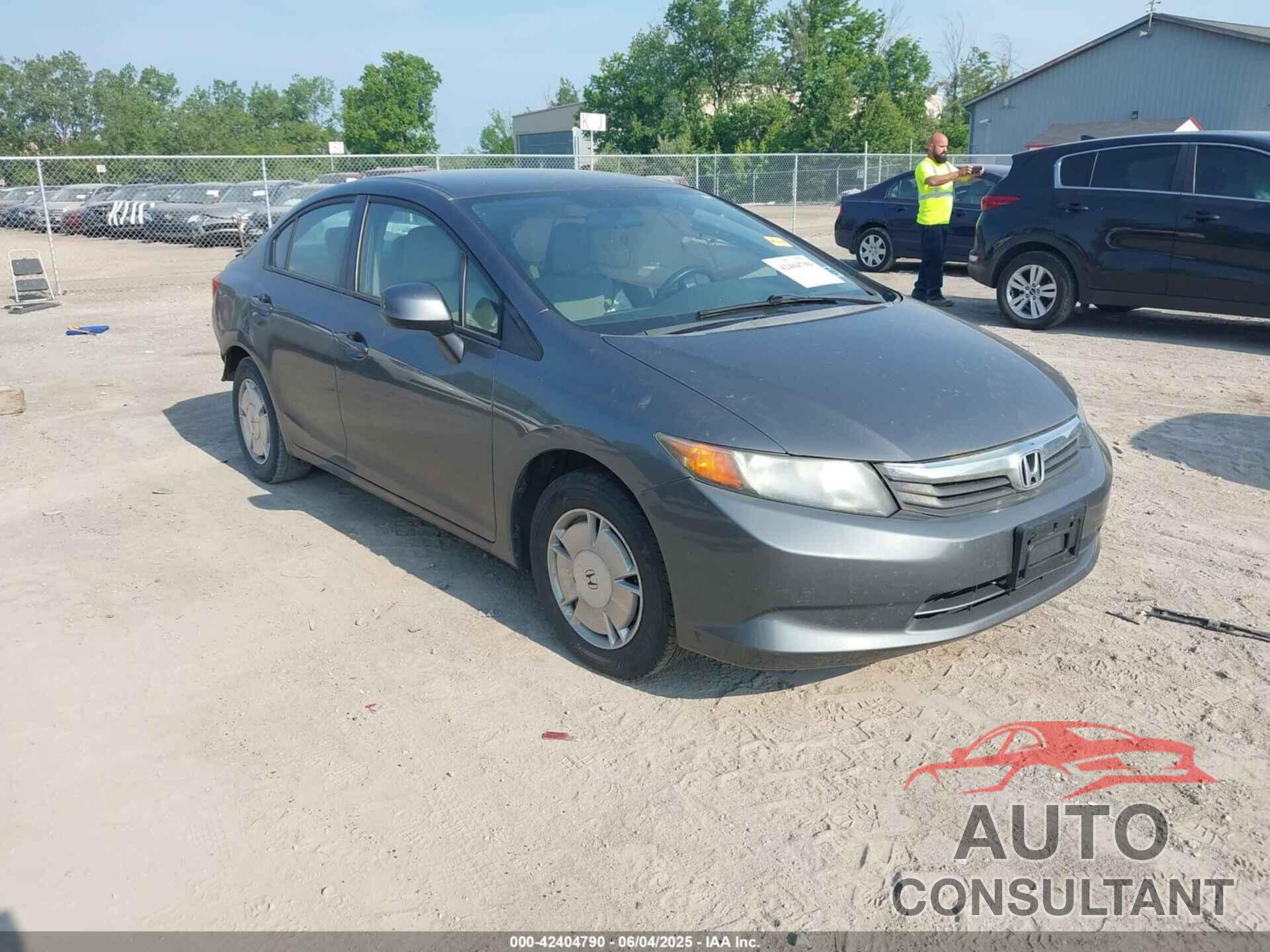 HONDA CIVIC 2012 - 2HGFB2F68CH547188