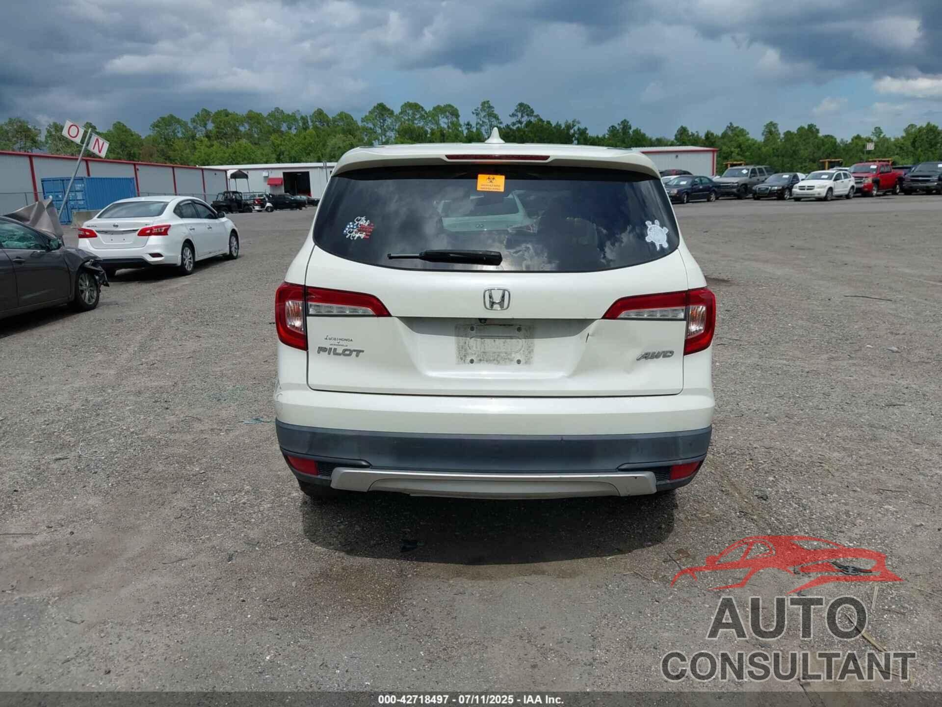 HONDA PILOT 2019 - 5FNYF6H49KB067552
