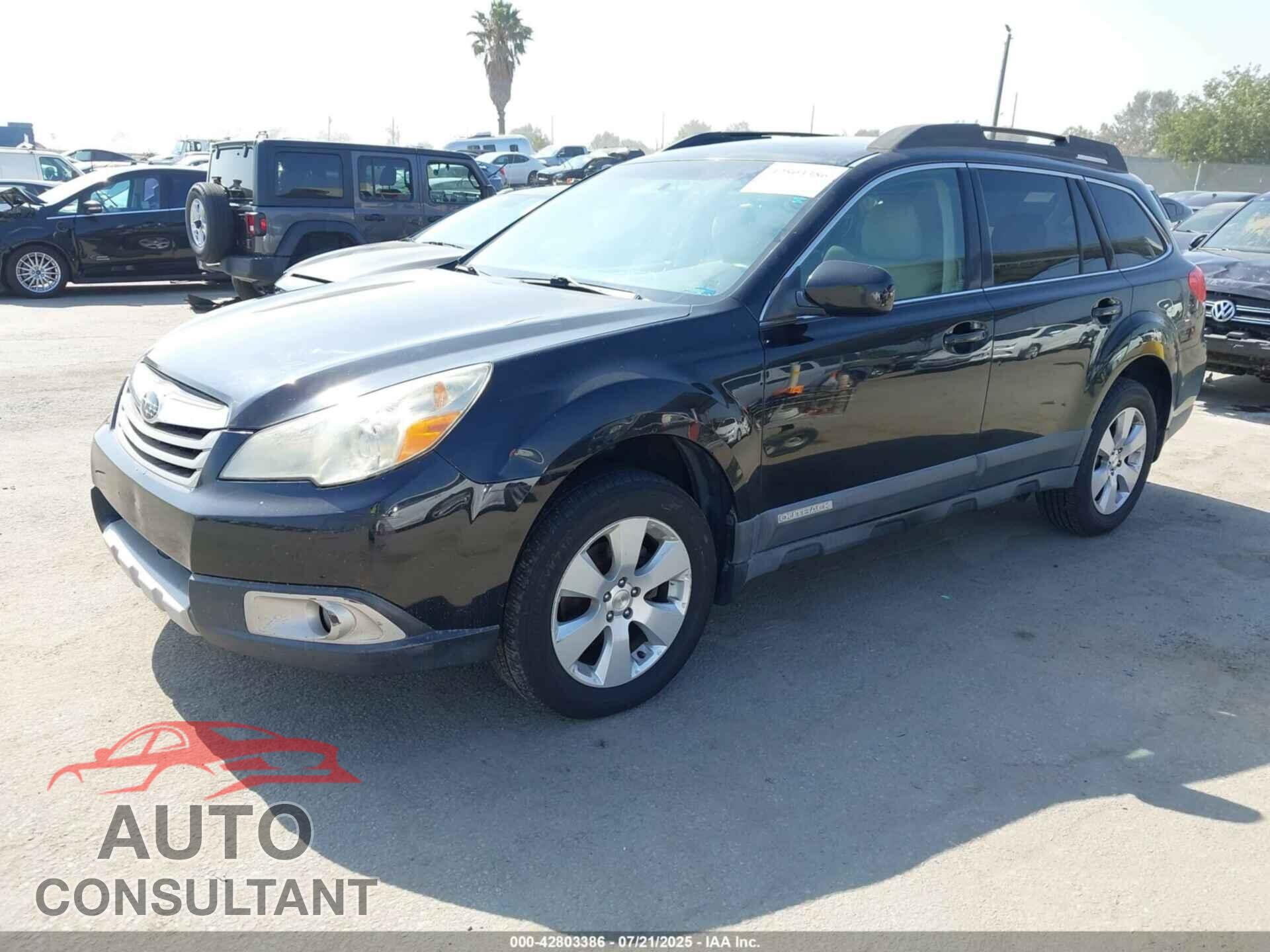 SUBARU OUTBACK 2012 - 4S4BRBGC1C3225780