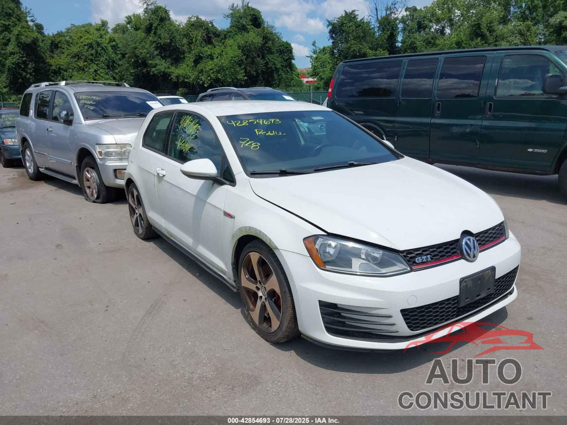 VOLKSWAGEN GOLF GTI 2015 - 3VWYT7AU6FM055222
