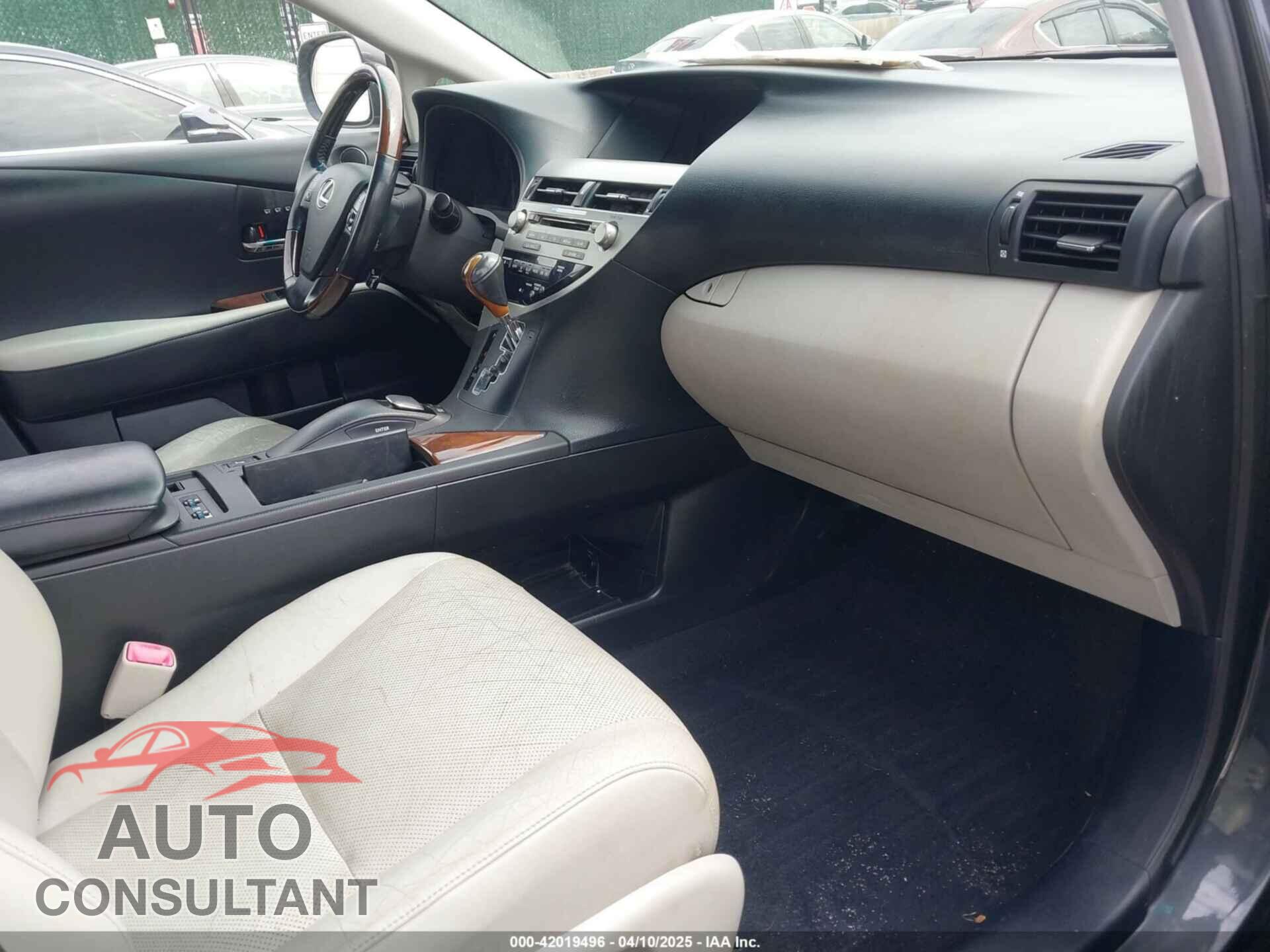LEXUS RX 450H 2011 - JTJBC1BA3B2041898