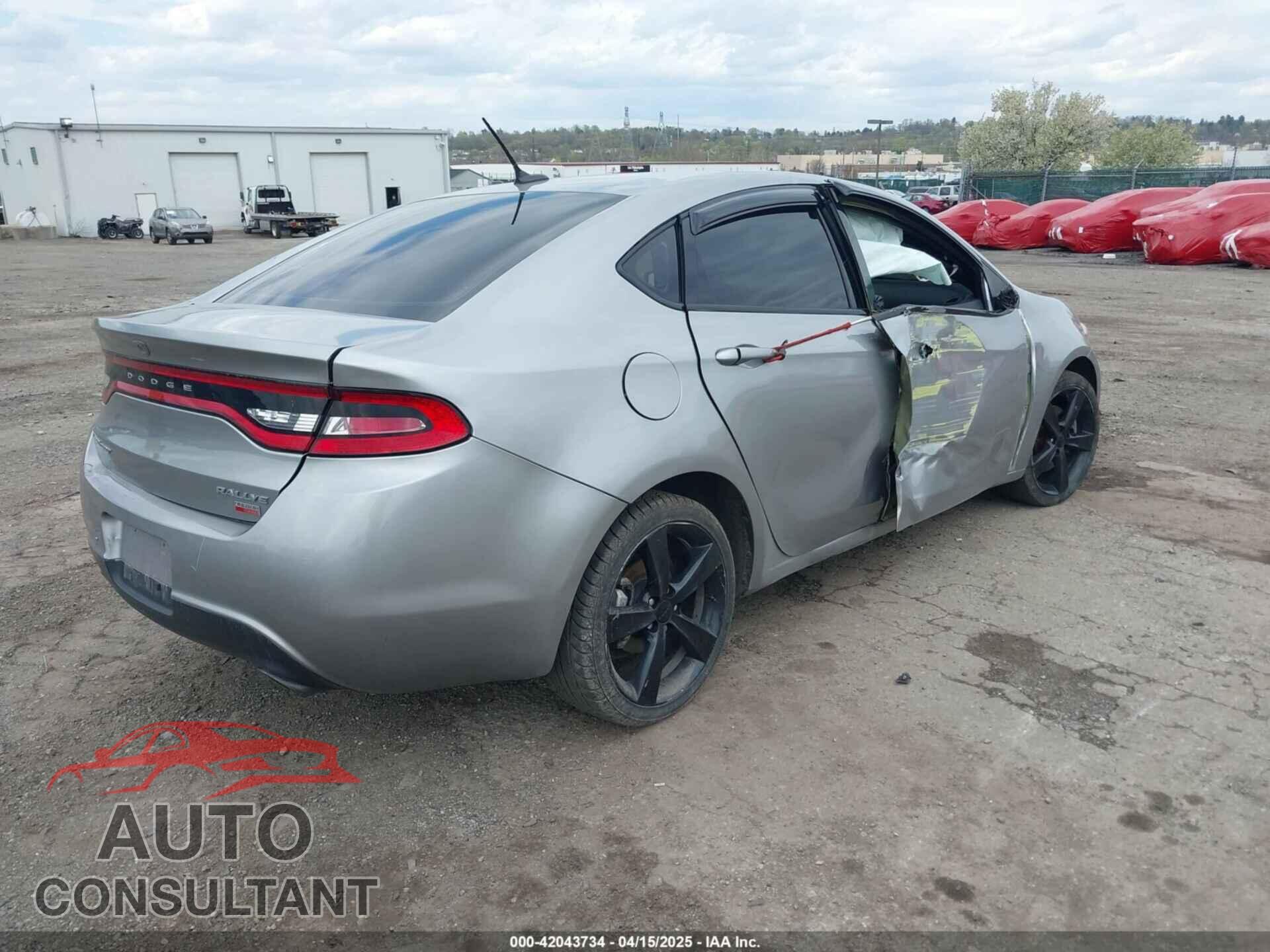 DODGE DART 2015 - 1C3CDFBB2FD200600