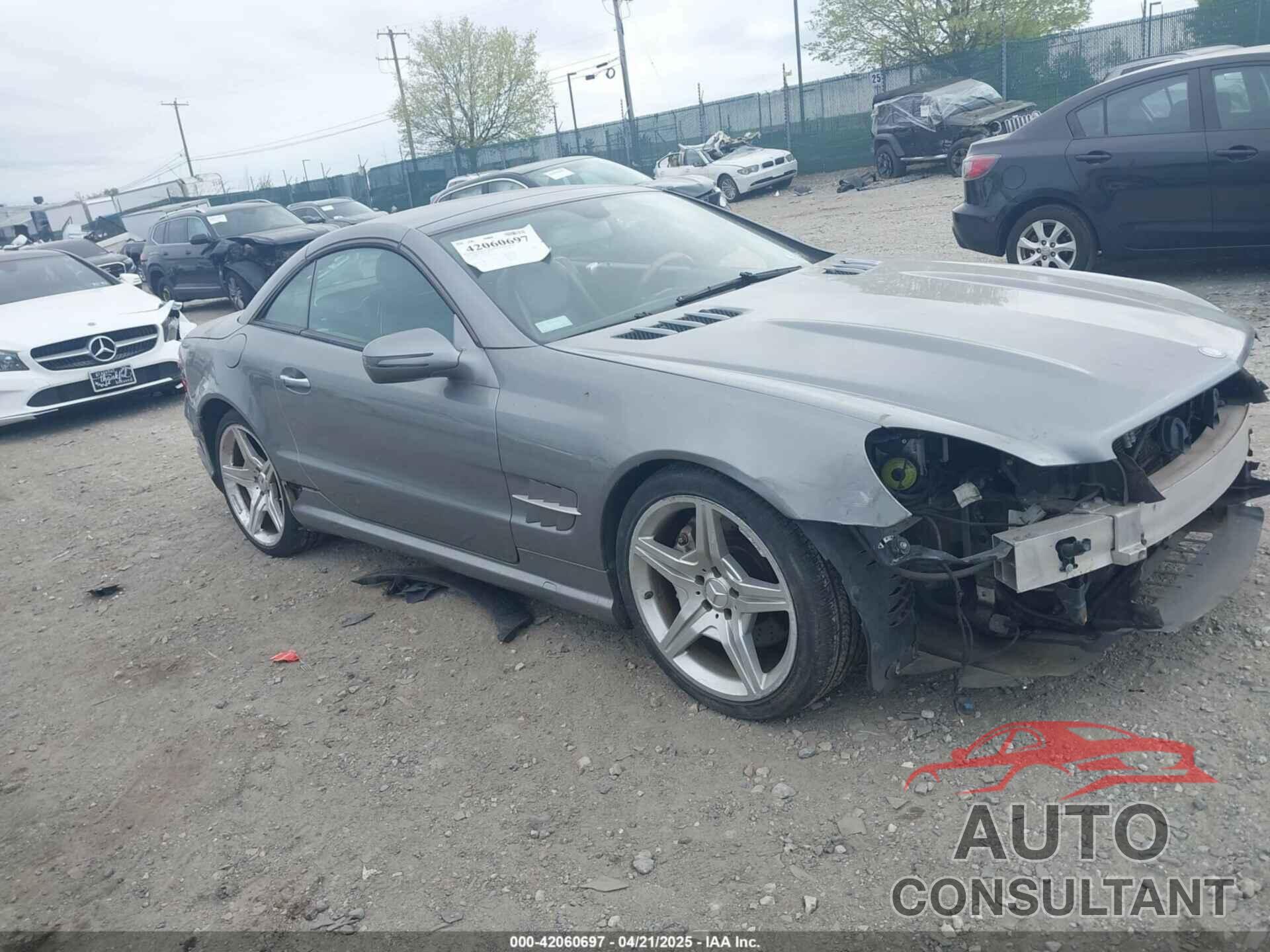 MERCEDES-BENZ SL 550 2009 - WDBSK71F19F143630
