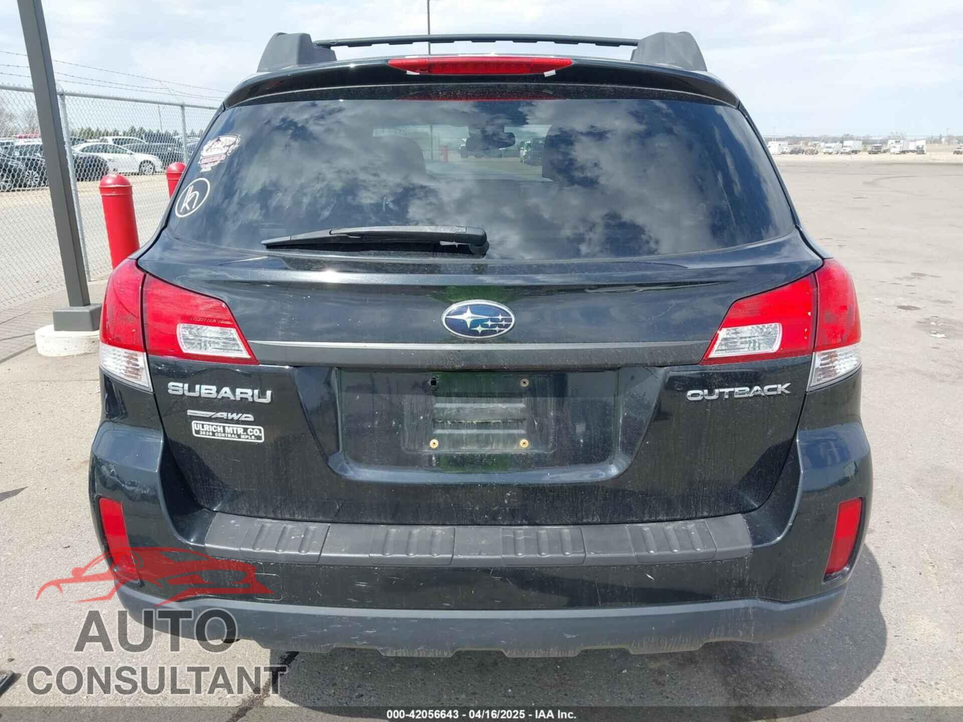 SUBARU OUTBACK 2010 - 4S4BRCCC3A3337005