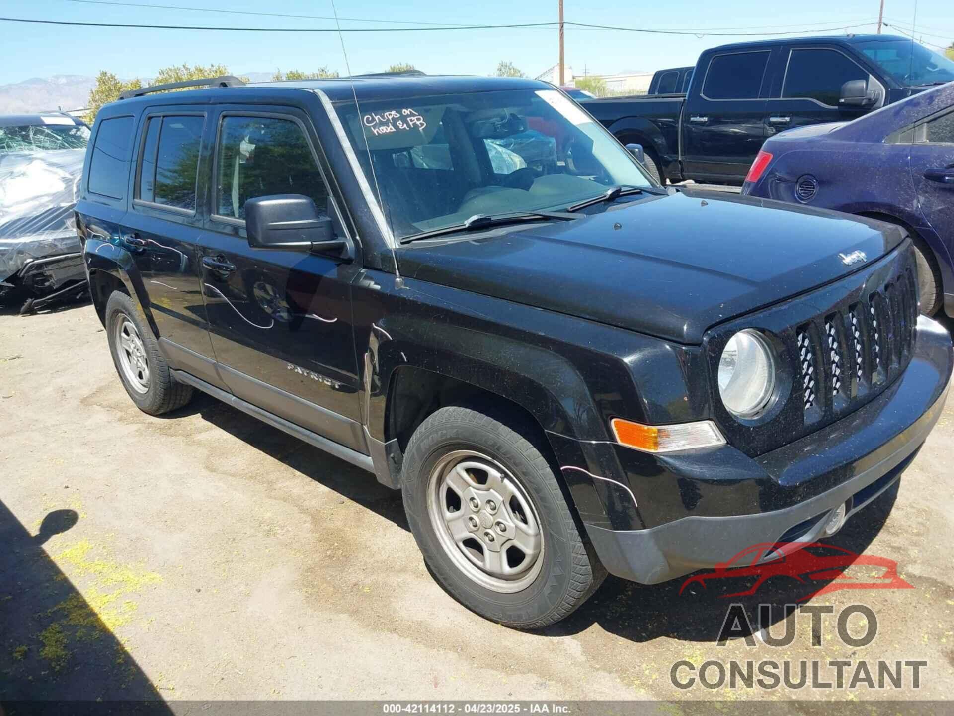 JEEP PATRIOT 2016 - 1C4NJPBB8GD575668