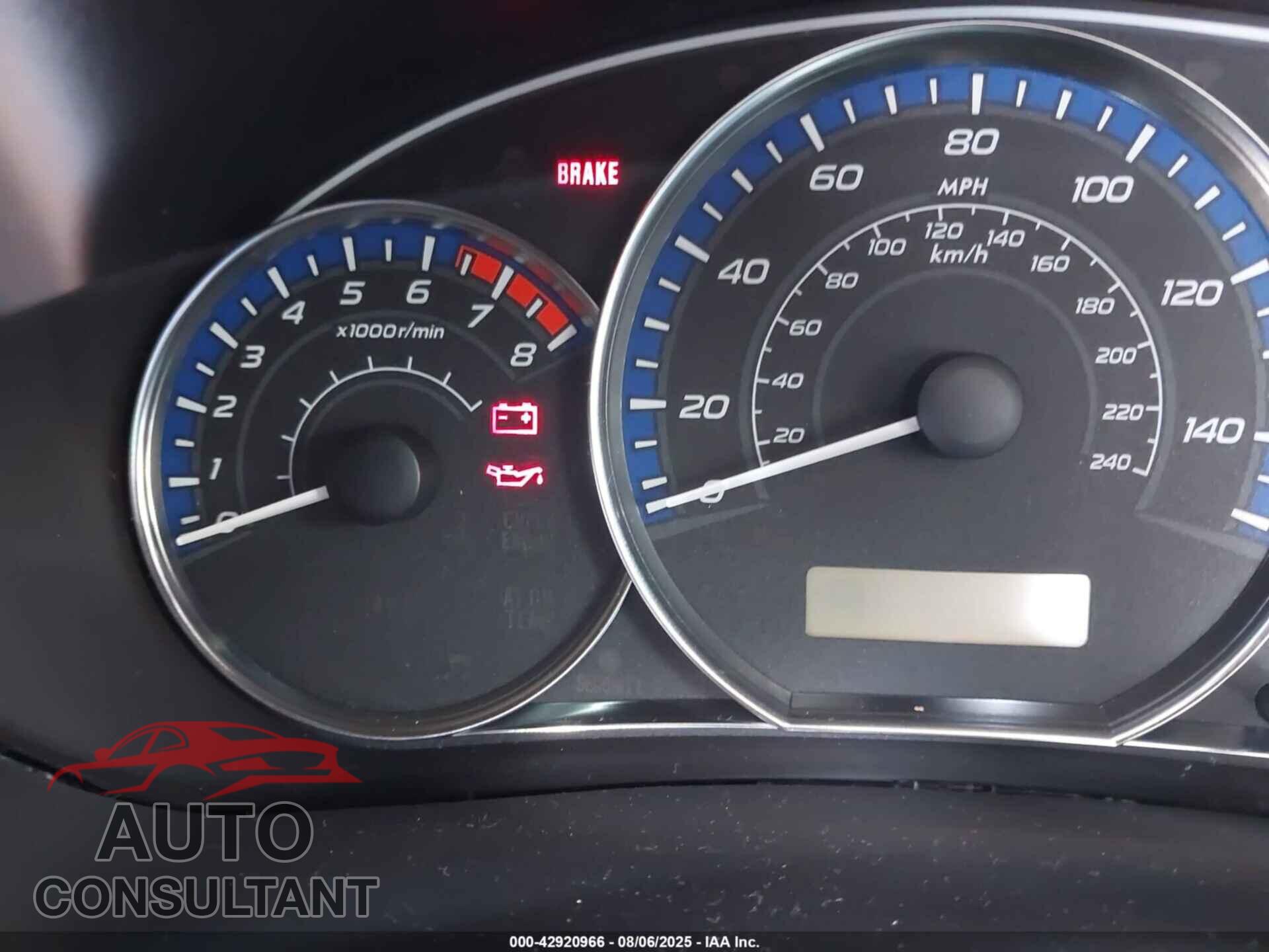 SUBARU FORESTER 2012 - JF2SHAEC9CH459707