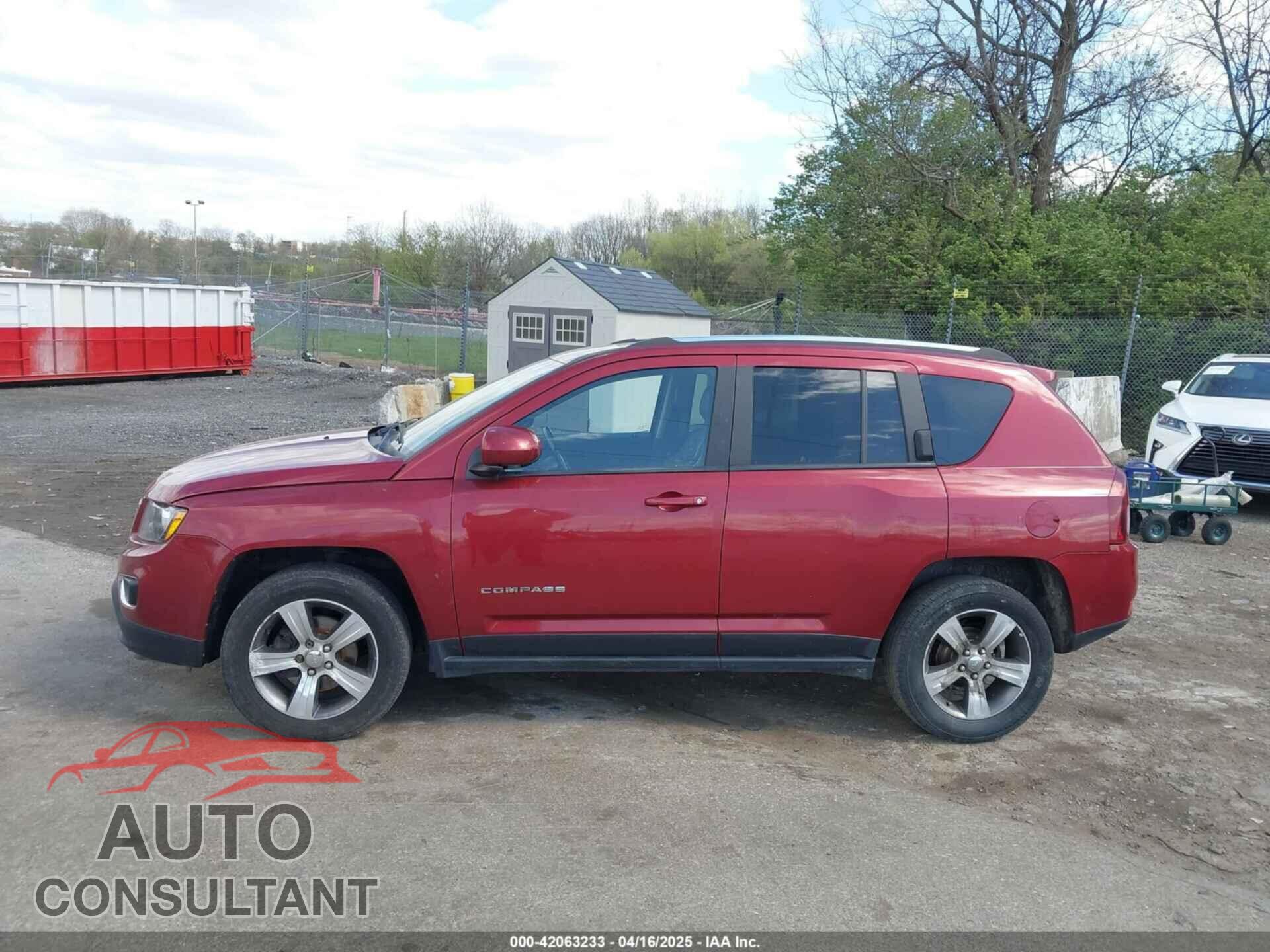 JEEP COMPASS 2017 - 1C4NJDEB2HD175584