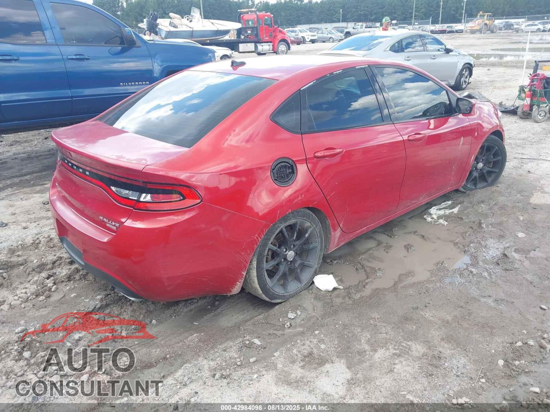 DODGE DART 2013 - 1C3CDFBH1DD640857