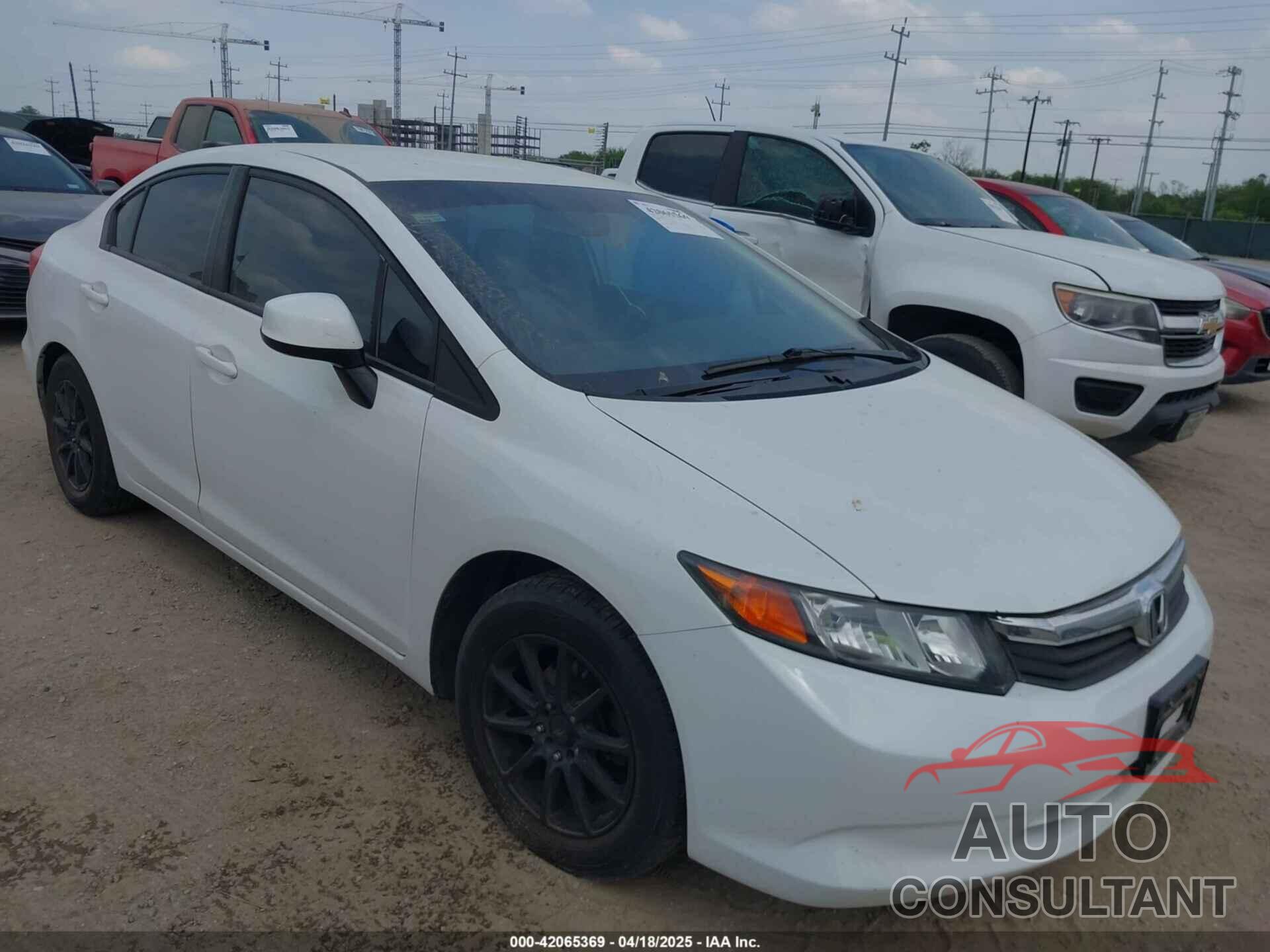 HONDA CIVIC 2012 - 2HGFB2F54CH571236