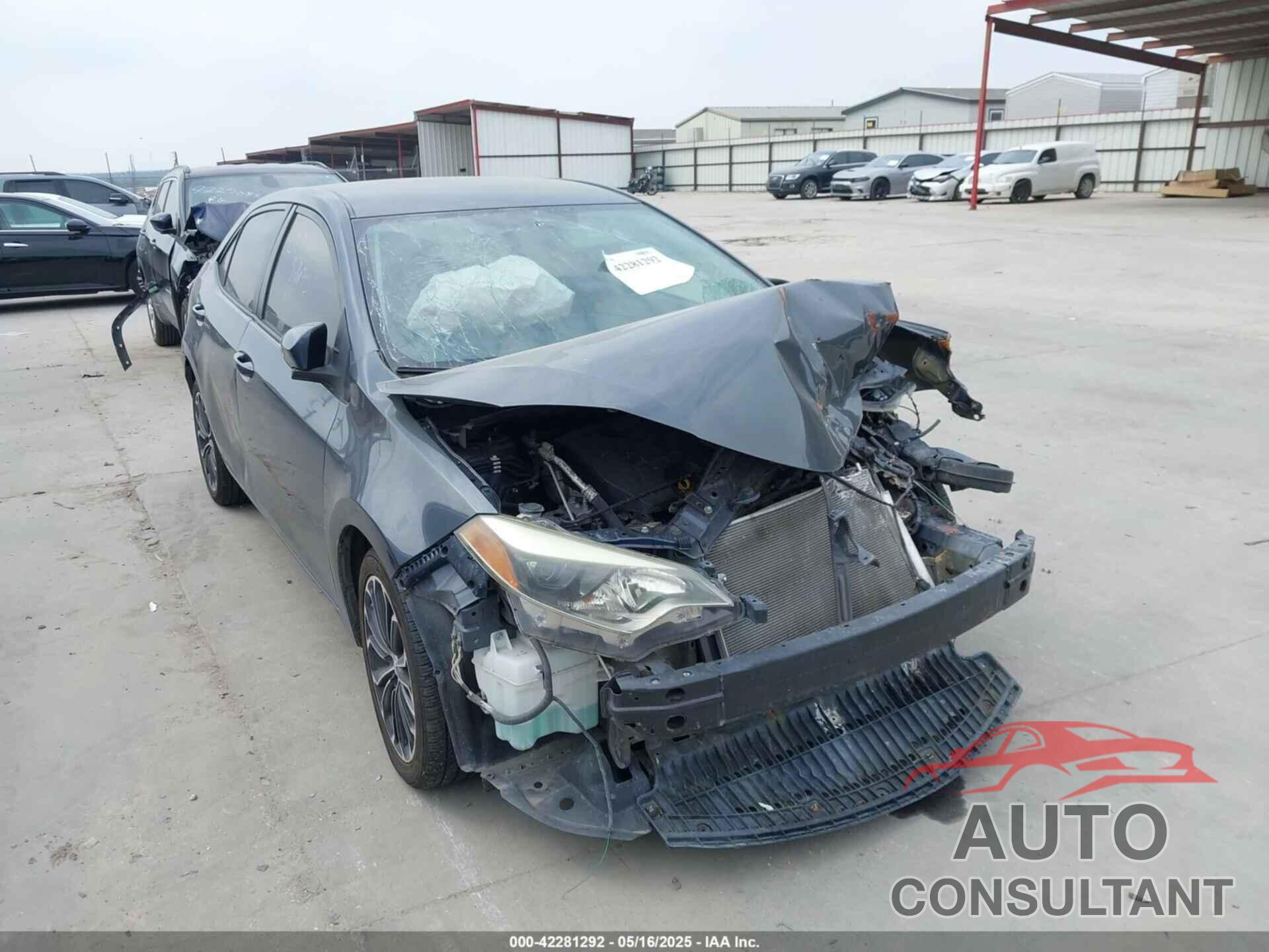 TOYOTA COROLLA 2016 - 5YFBURHE8GP534073