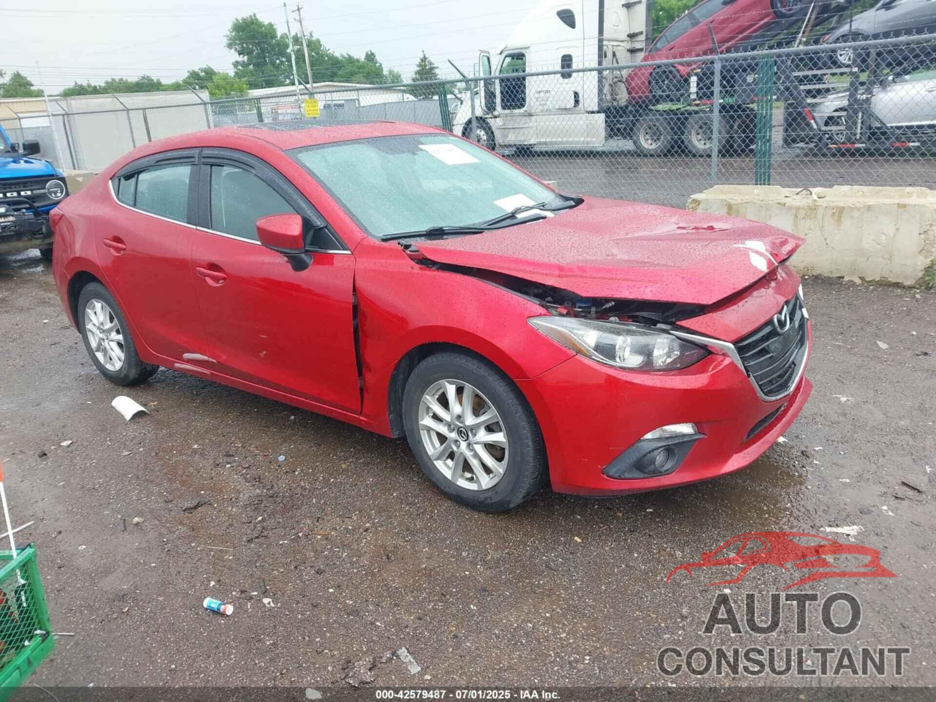 MAZDA MAZDA3 2015 - JM1BM1W75F1269332