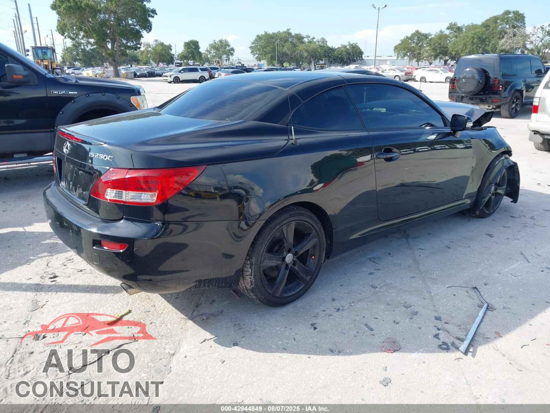 LEXUS IS 250C 2012 - JTHFF2C28C2523601