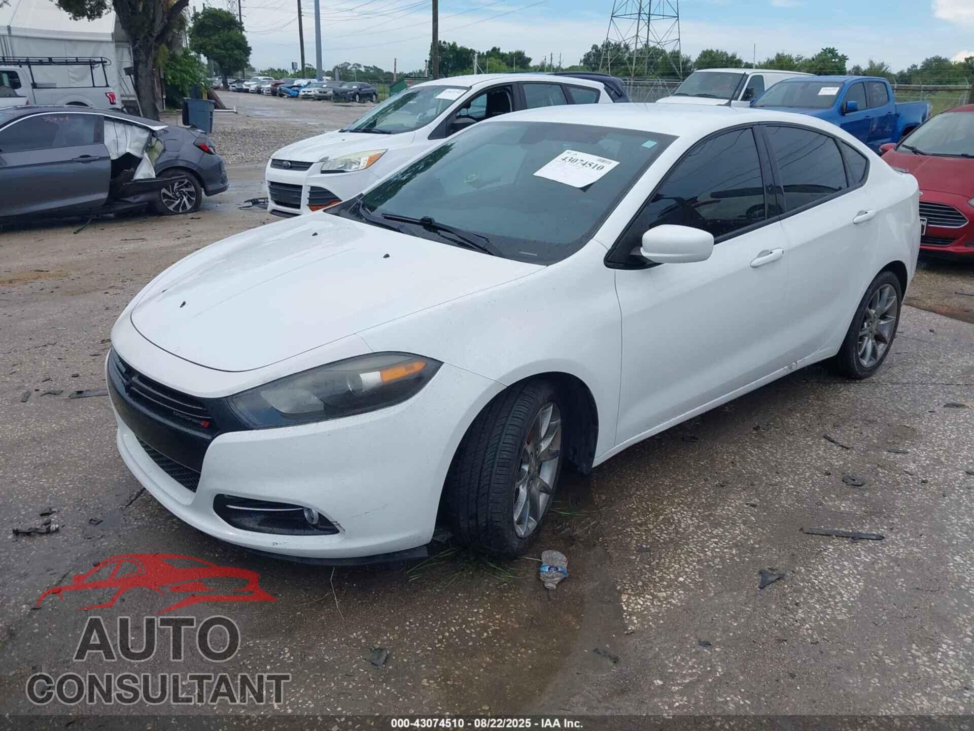 DODGE DART 2015 - 1C3CDFBB3FD123705