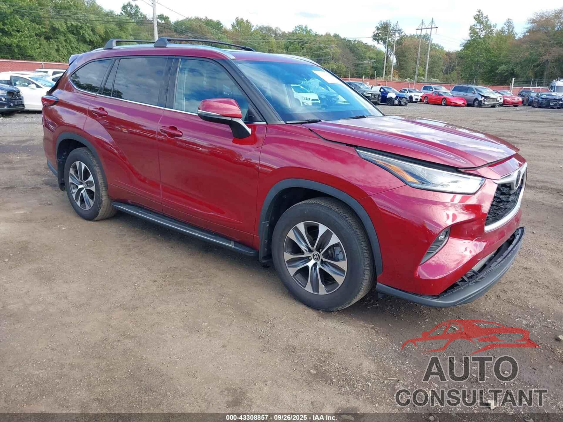TOYOTA HIGHLANDER 2021 - 5TDGZRBH6MS531248