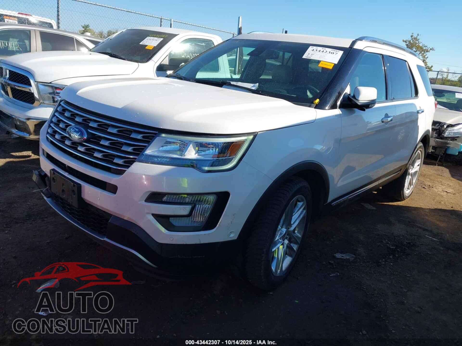 FORD EXPLORER 2017 - 1FM5K8F86HGD38044