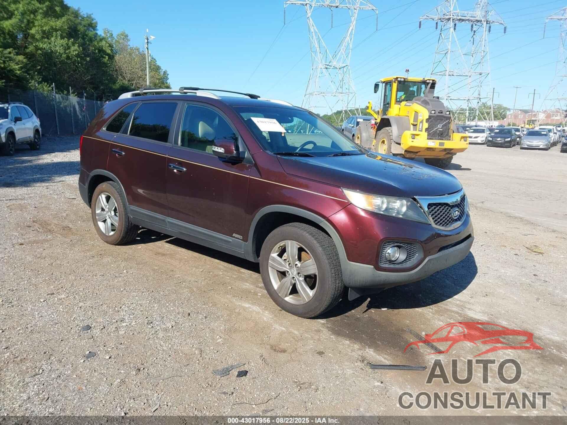 KIA SORENTO 2012 - 5XYKUDA67CG221696